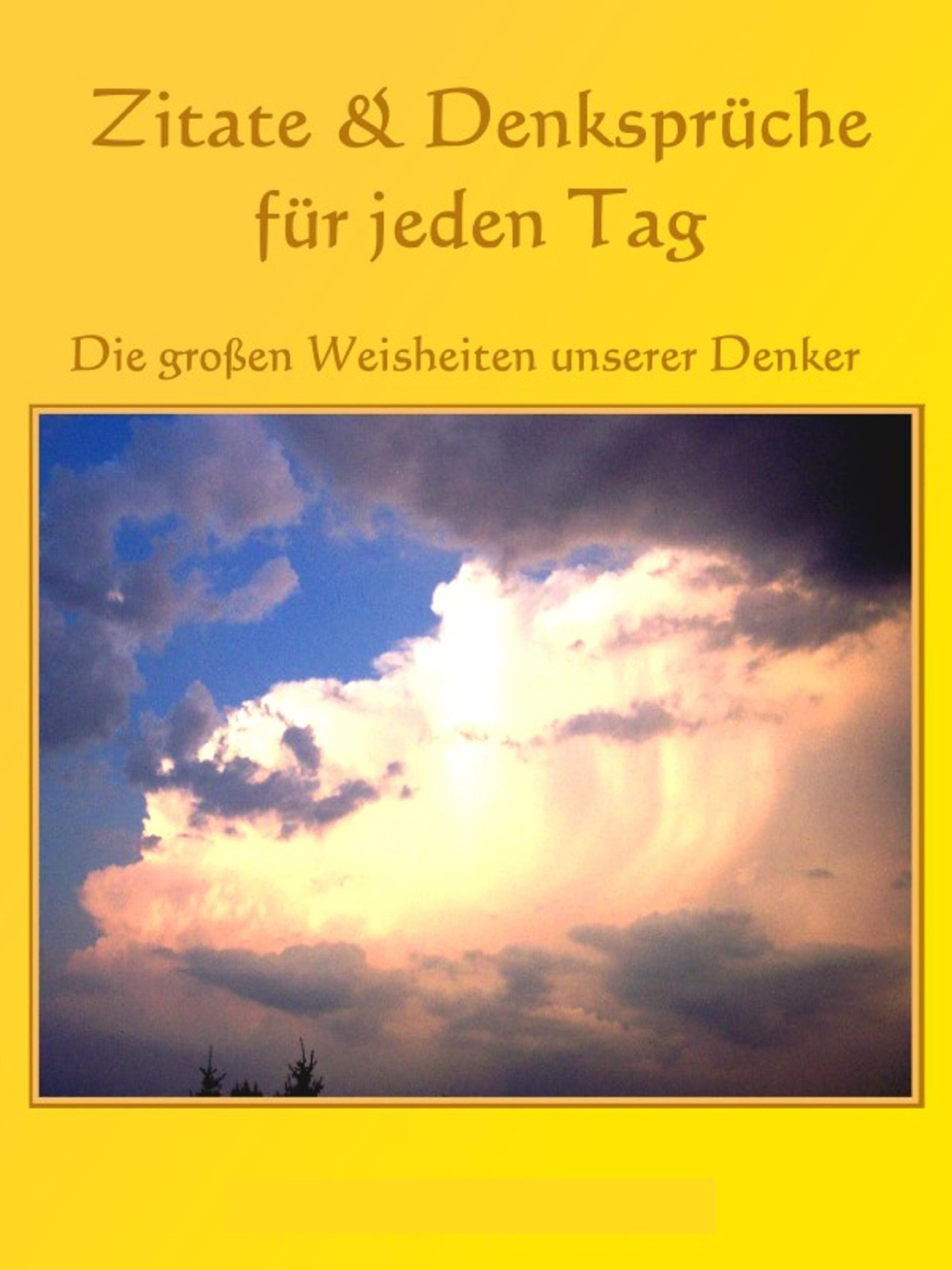 Обложка книги «Zitate und Denksprüche für jeden Tag»