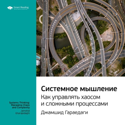 Обложка книги «Ключевые идеи книги: Системное мышление. Как управлять хаосом и сложными процессами. Джамшид Гараедаги»