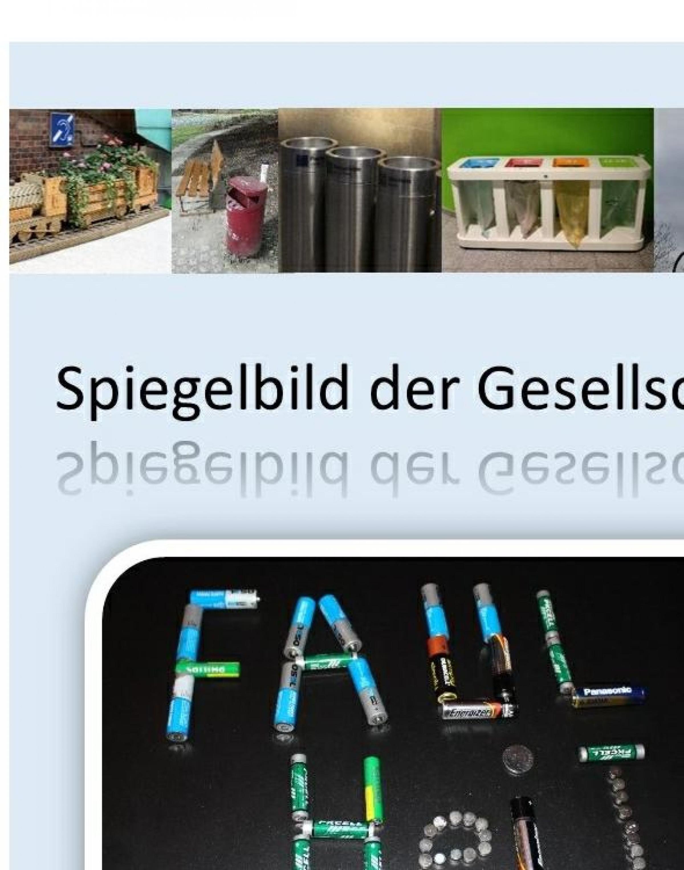 Обложка книги «Spiegelbild der Gesellschaft»