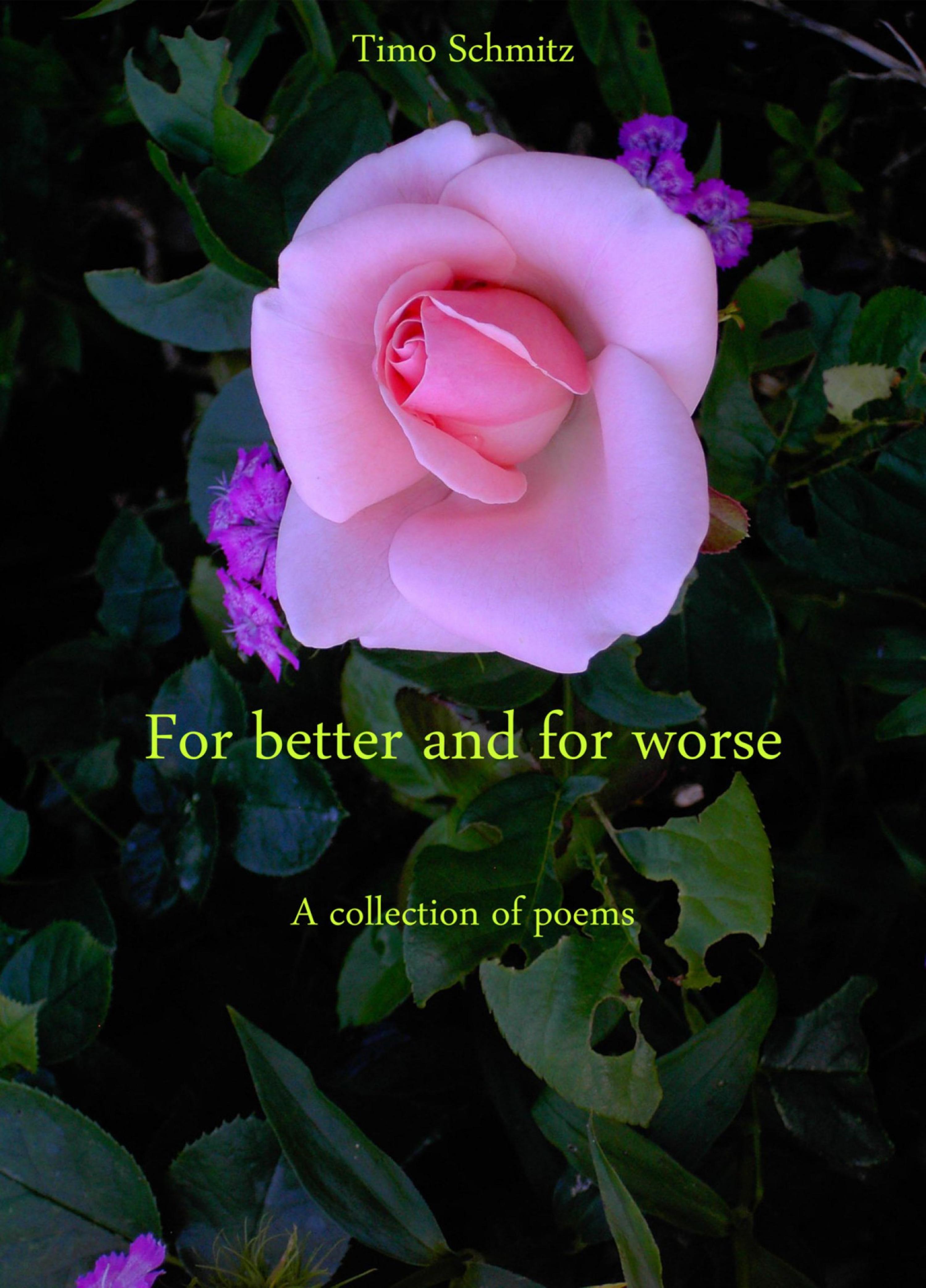 Обложка книги «For better and for worse»