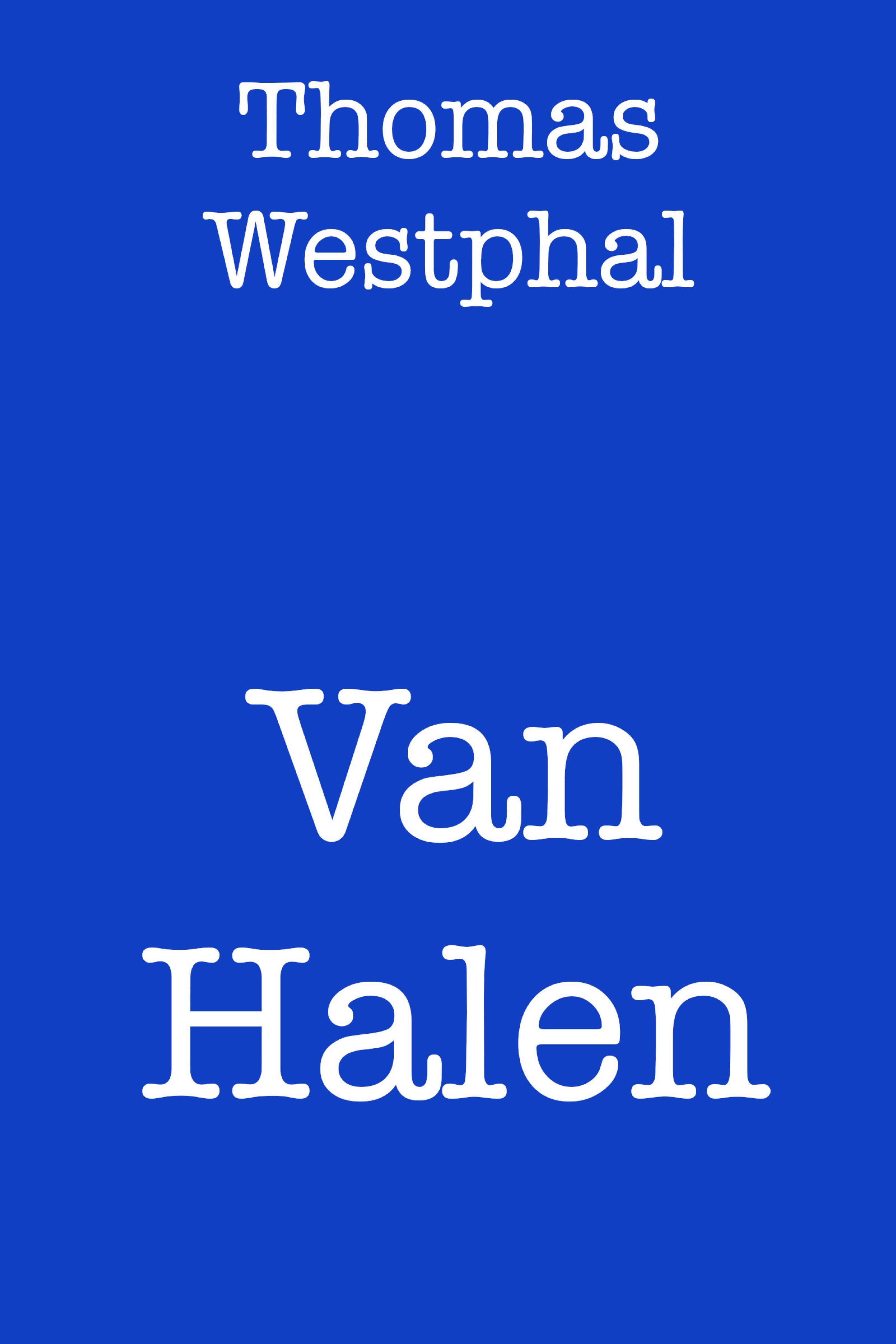 Обложка книги «Van Halen»