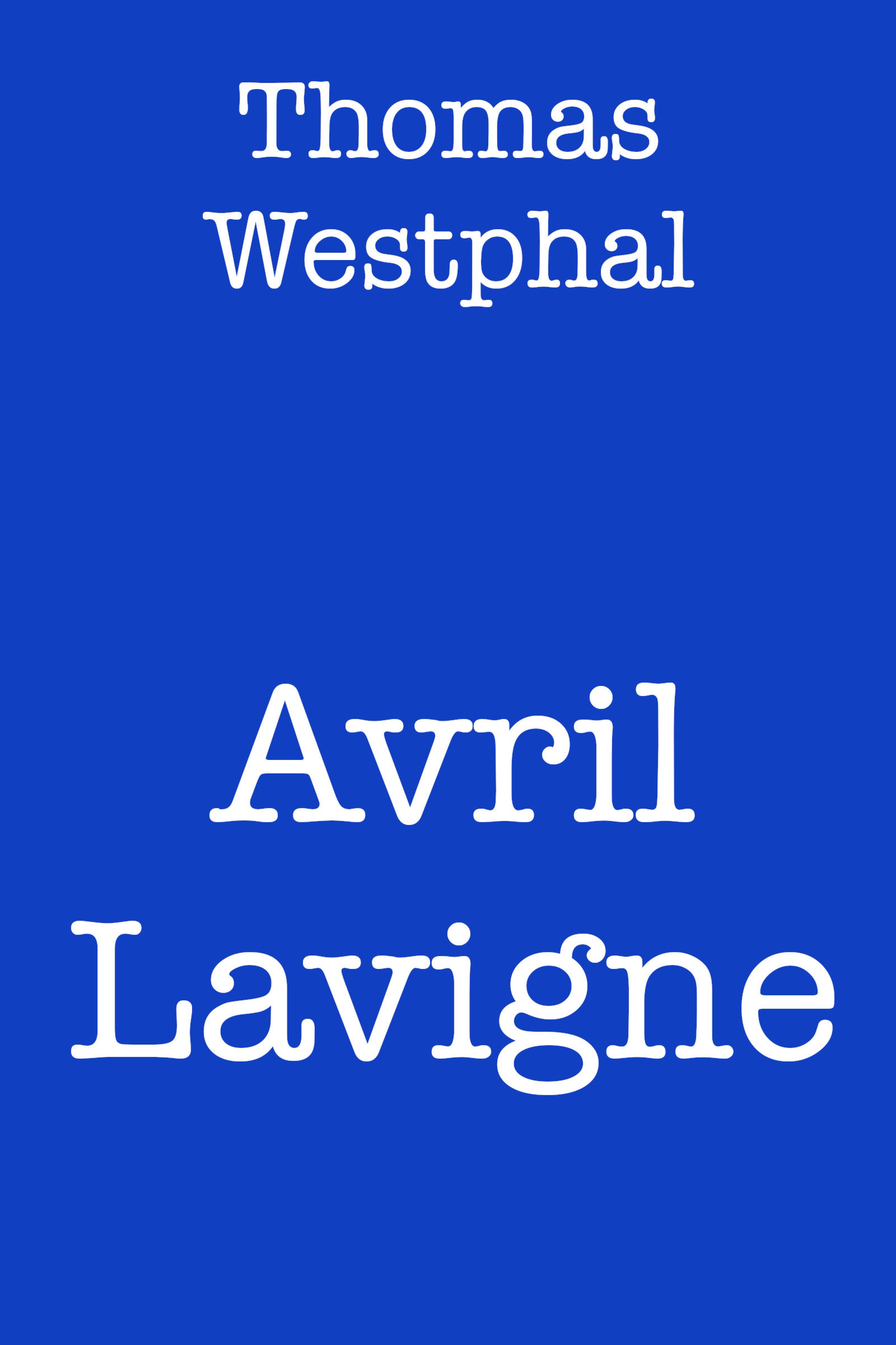 Обложка книги «Avril Lavigne»