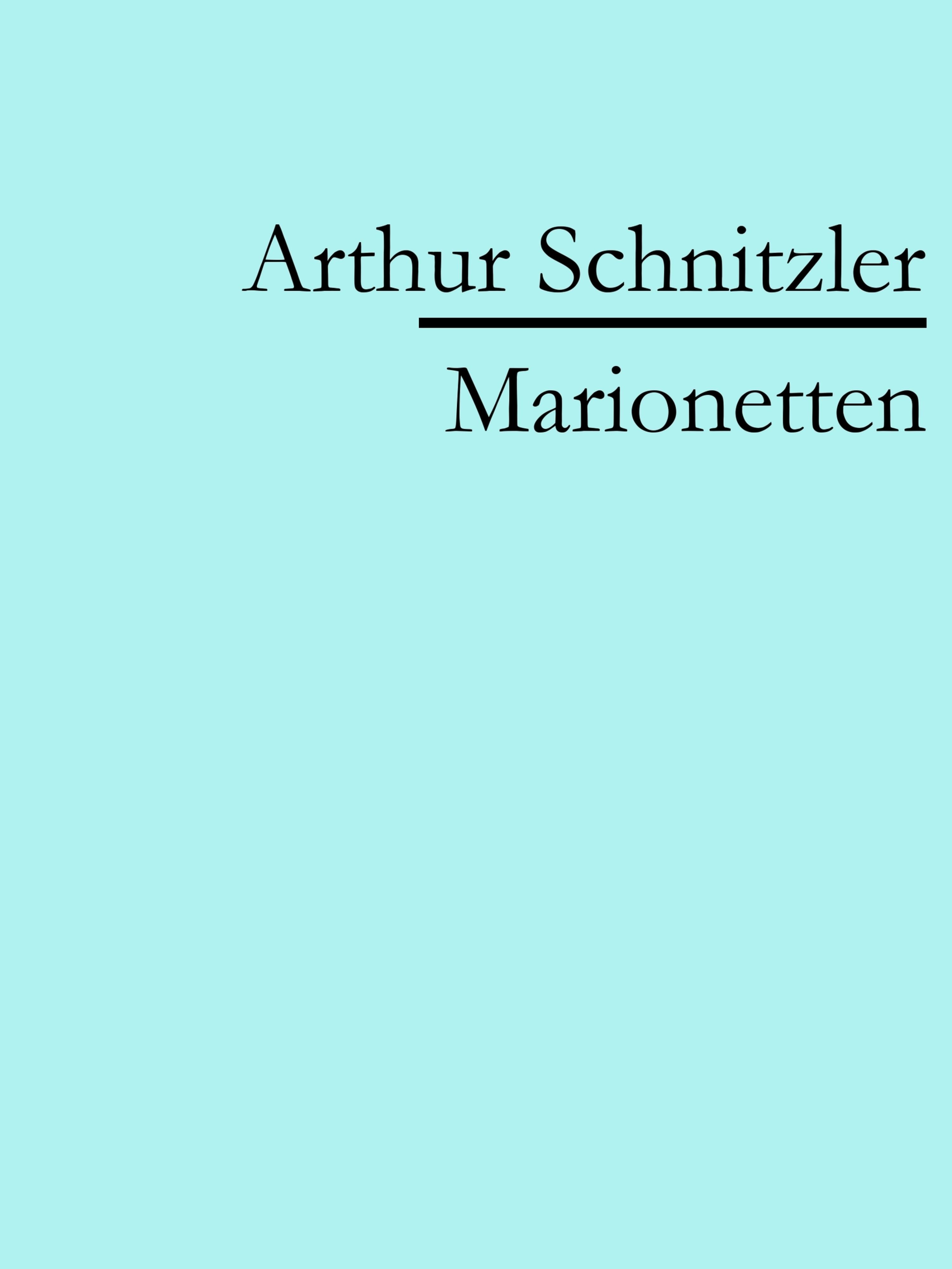 Обложка книги «Marionetten»