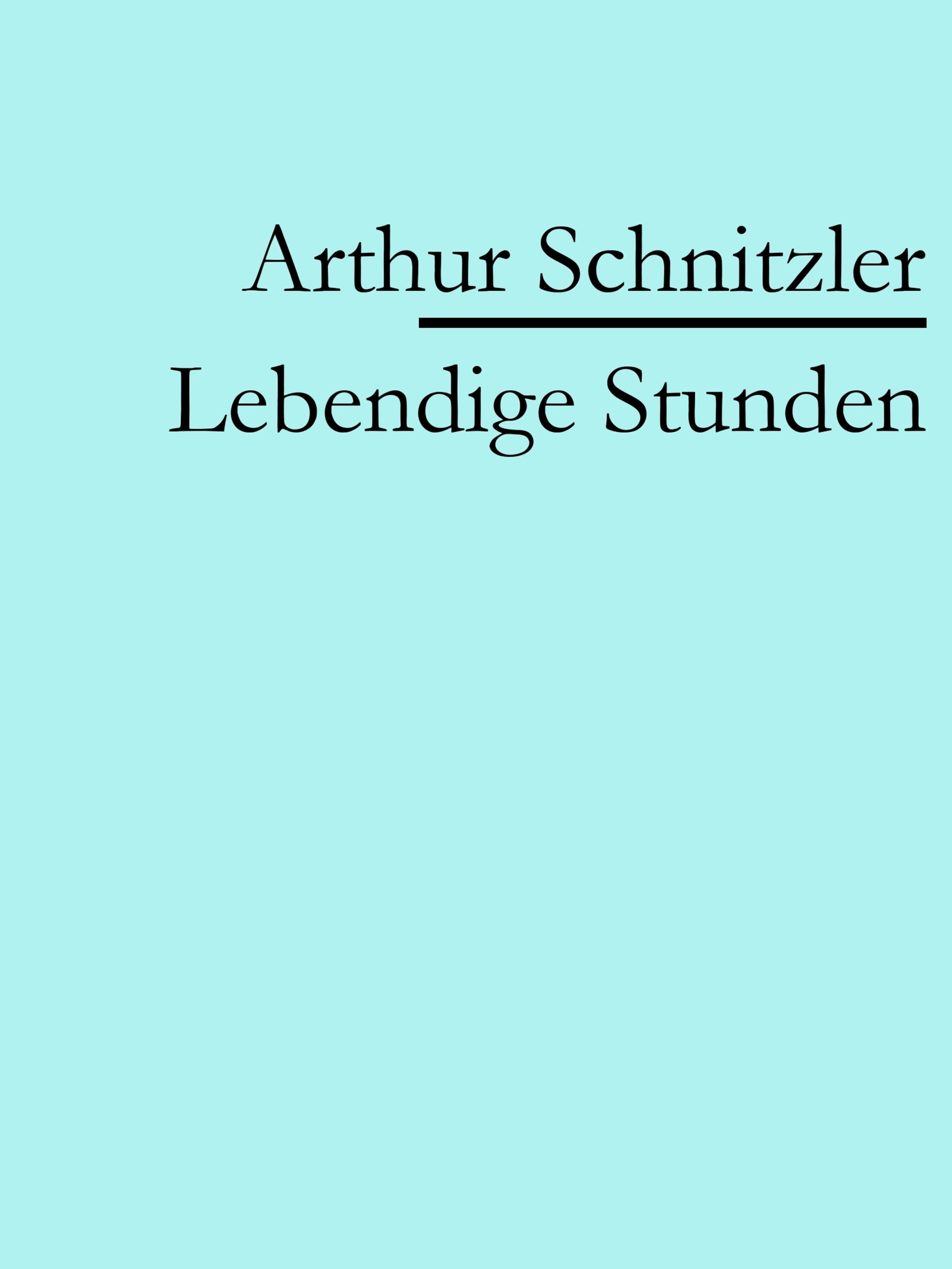 Обложка книги «Lebendige Stunden»