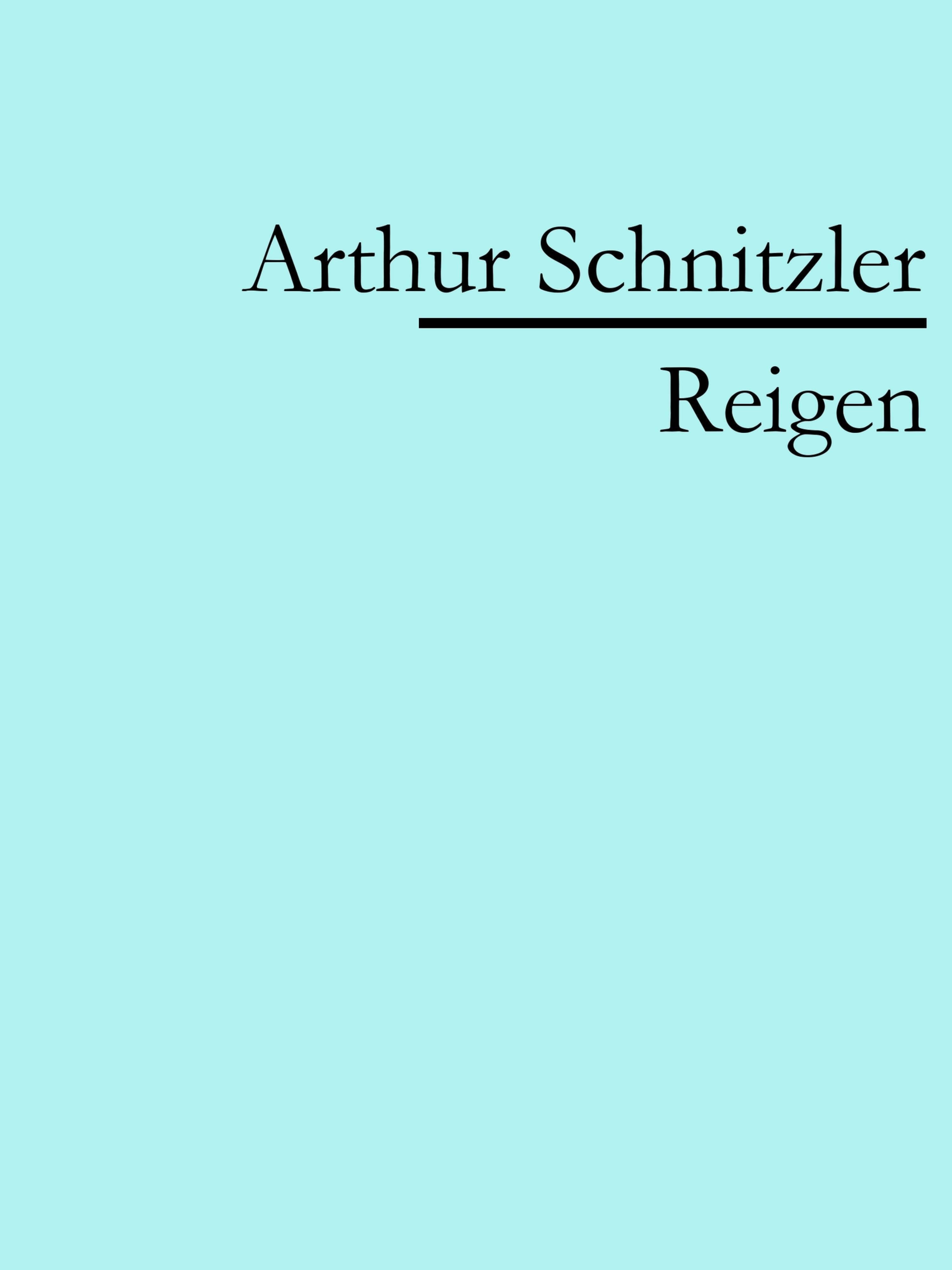 Обложка книги «Reigen»