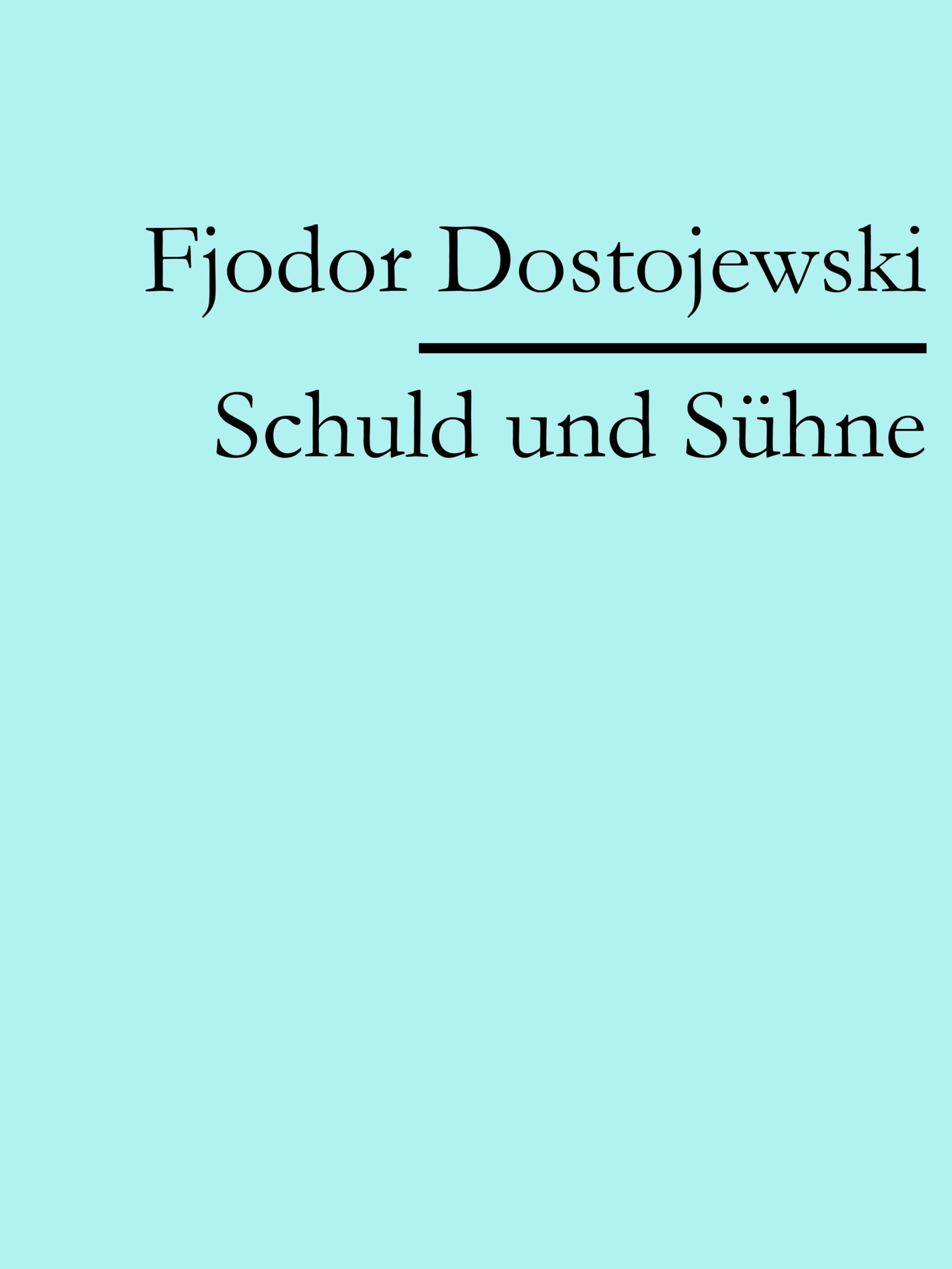 Обложка книги «Schuld und Sühne»