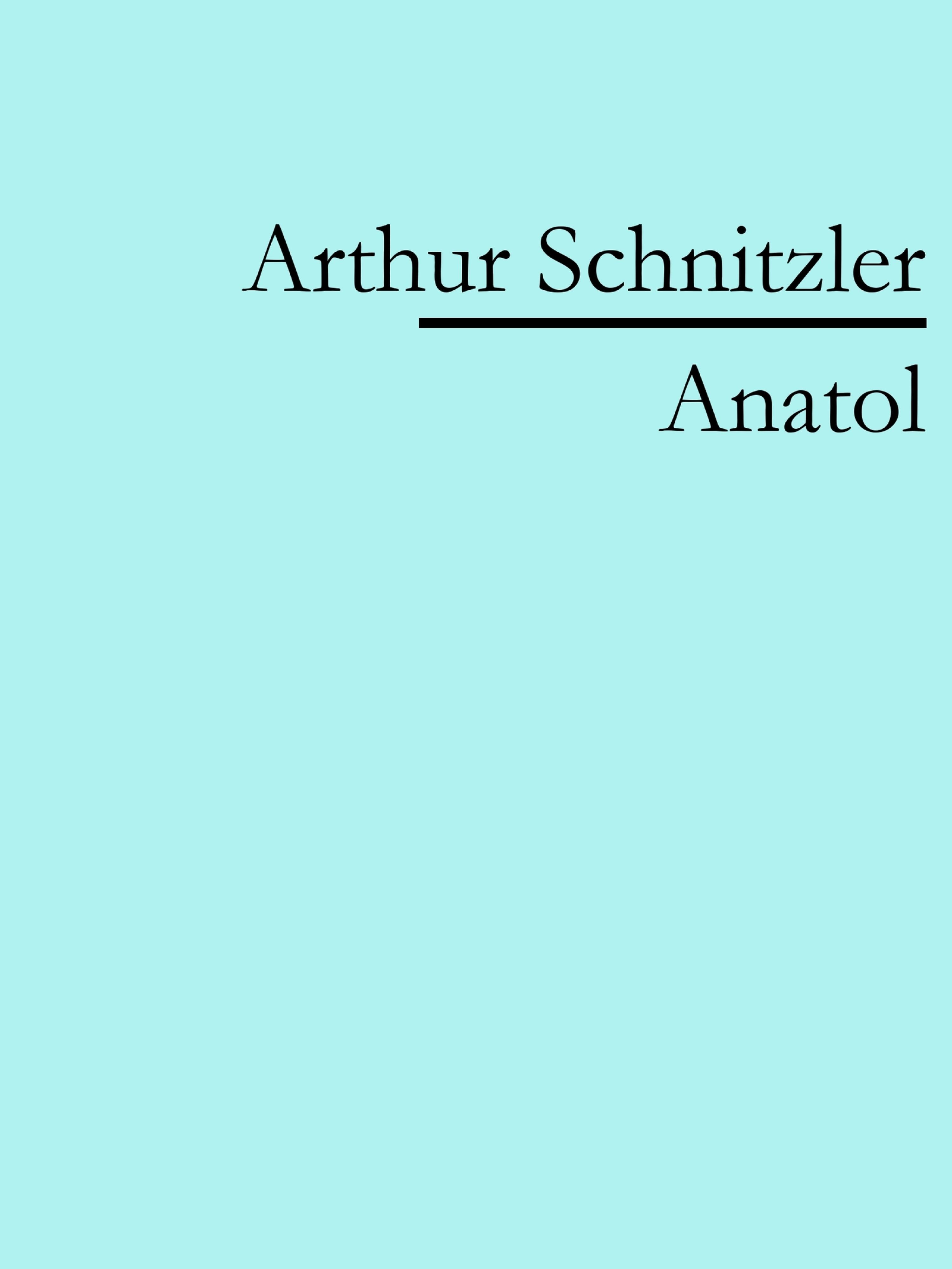 Обложка книги «Anatol»