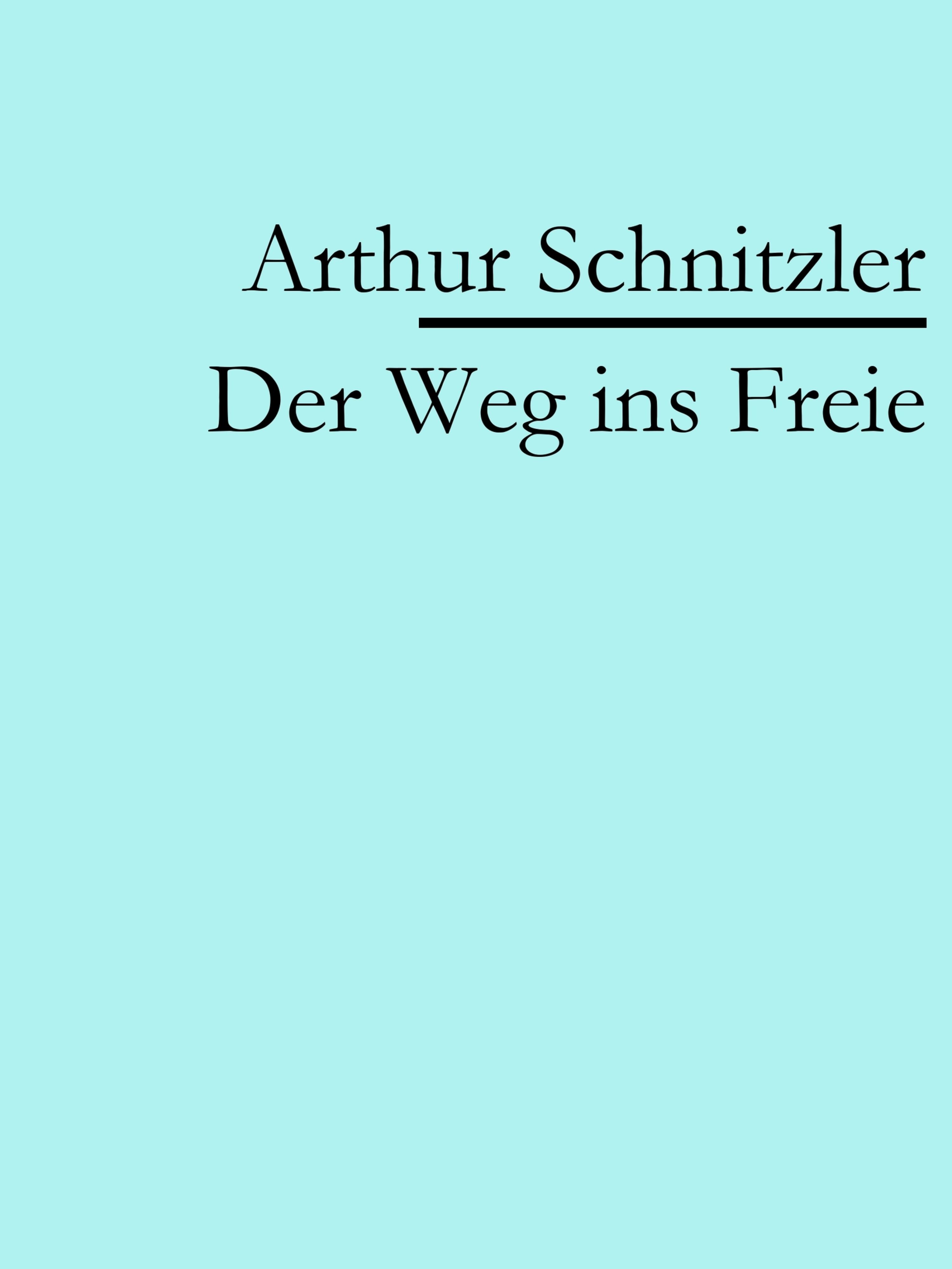 Обложка книги «Der Weg ins Freie»