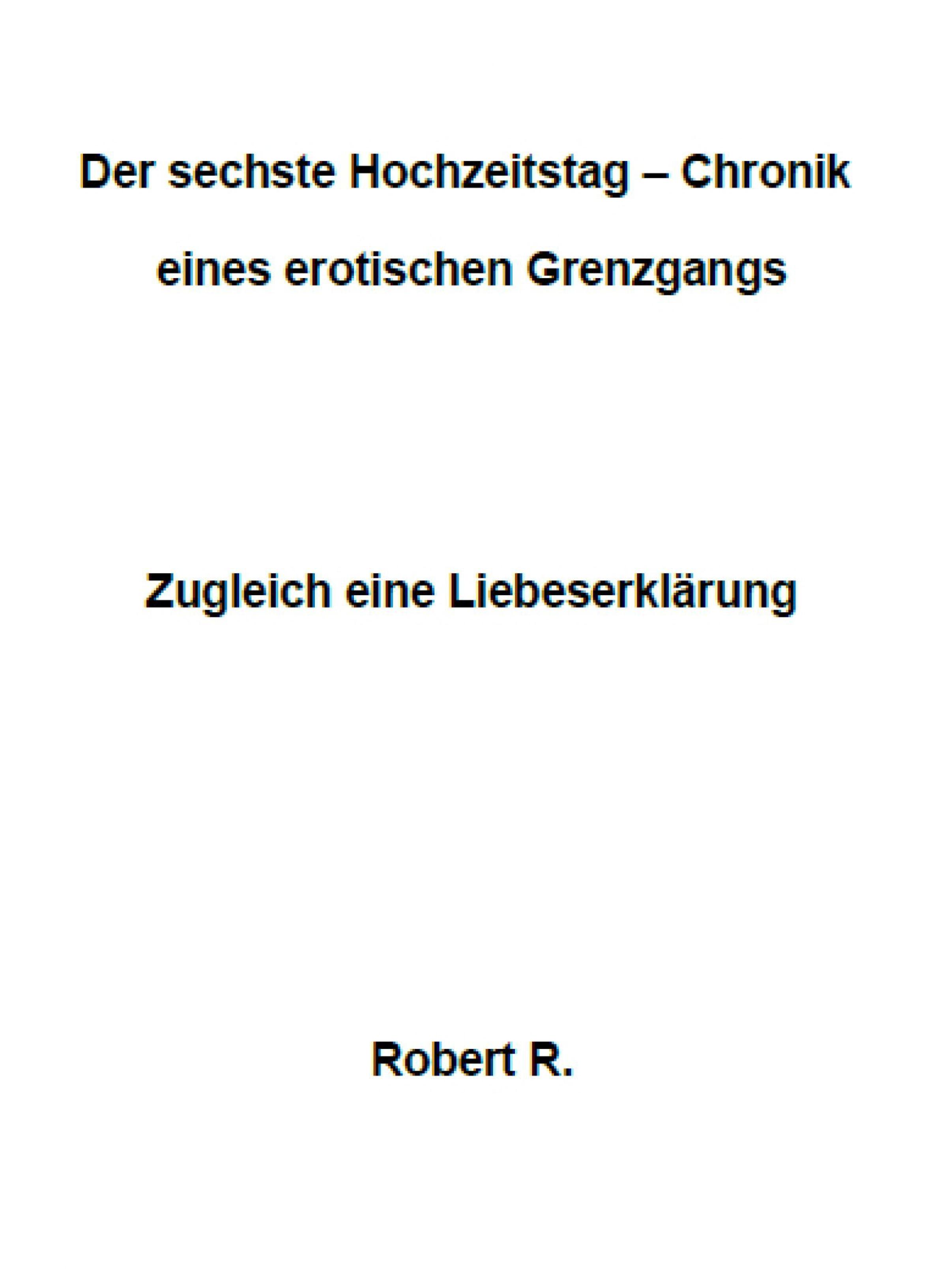 Обложка книги «Der sechste Hochzeitstag»