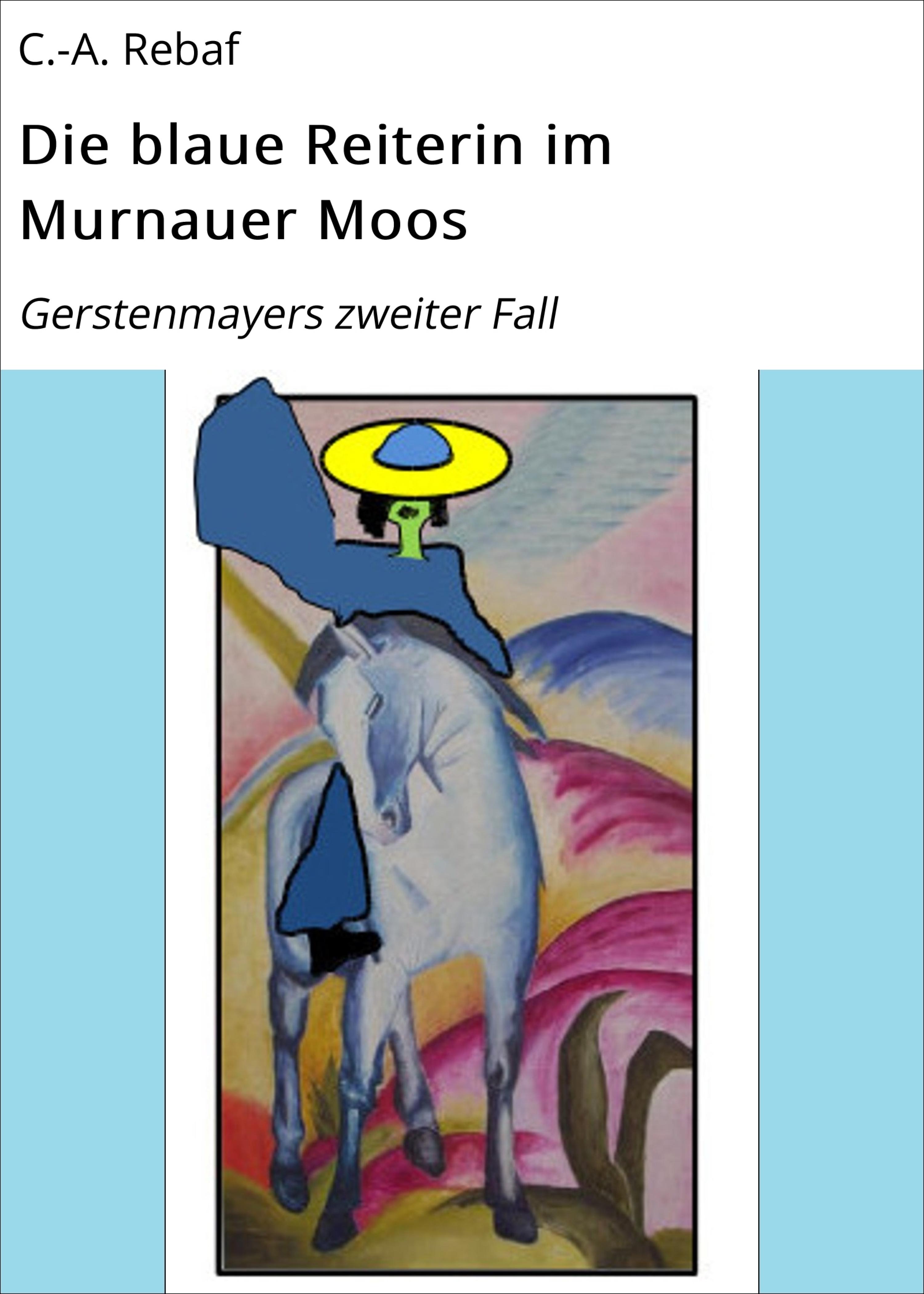 Обложка книги «Die blaue Reiterin im Murnauer Moos»