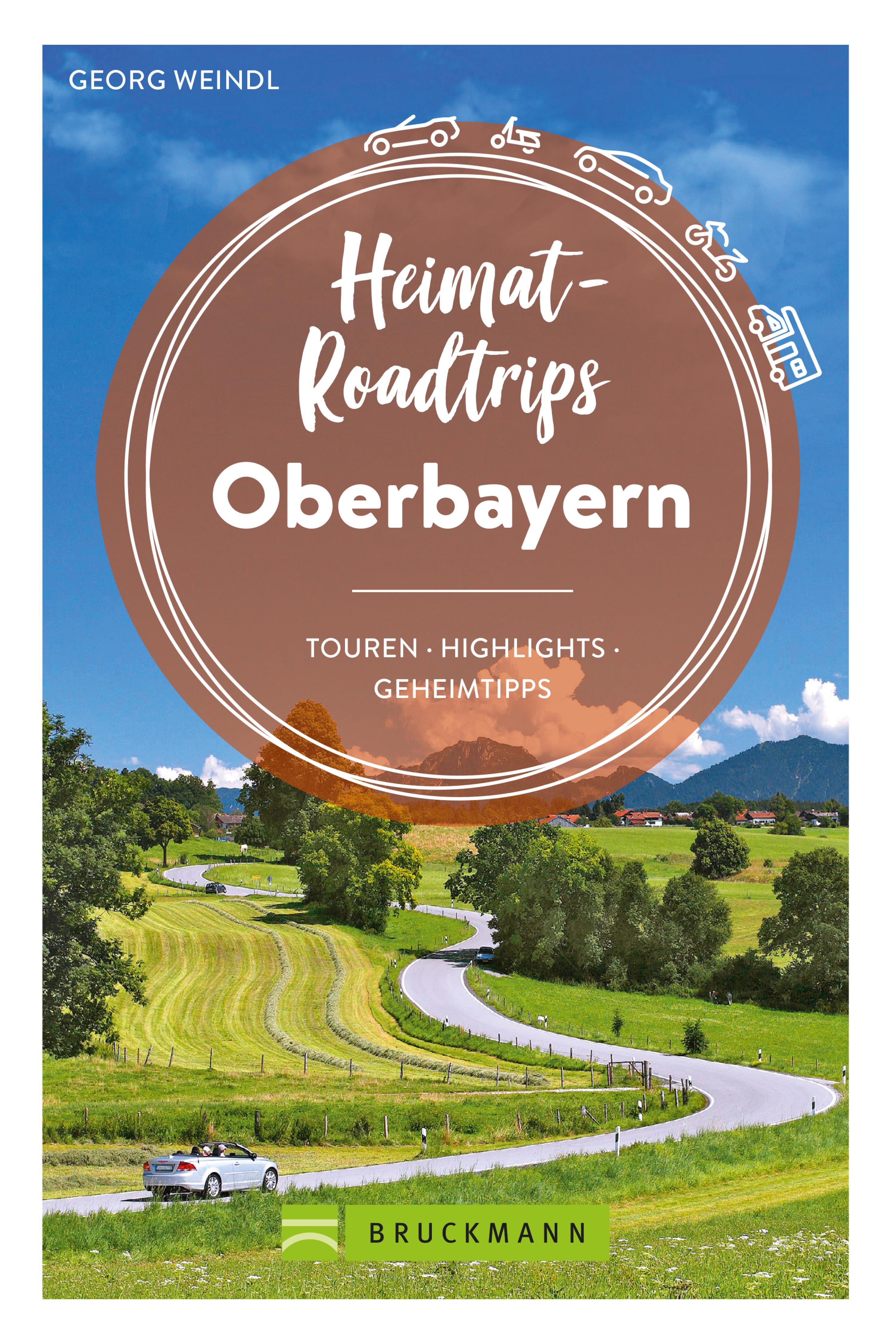 Обложка книги «Heimat-Roadtrips Oberbayern»