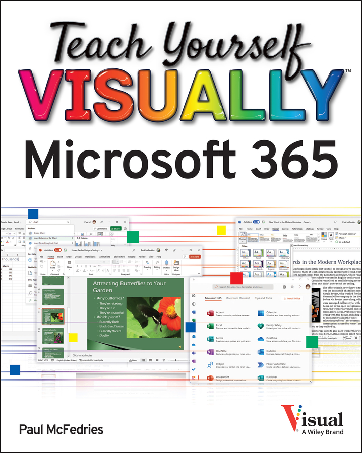 Обложка книги «Teach Yourself VISUALLY Microsoft 365»