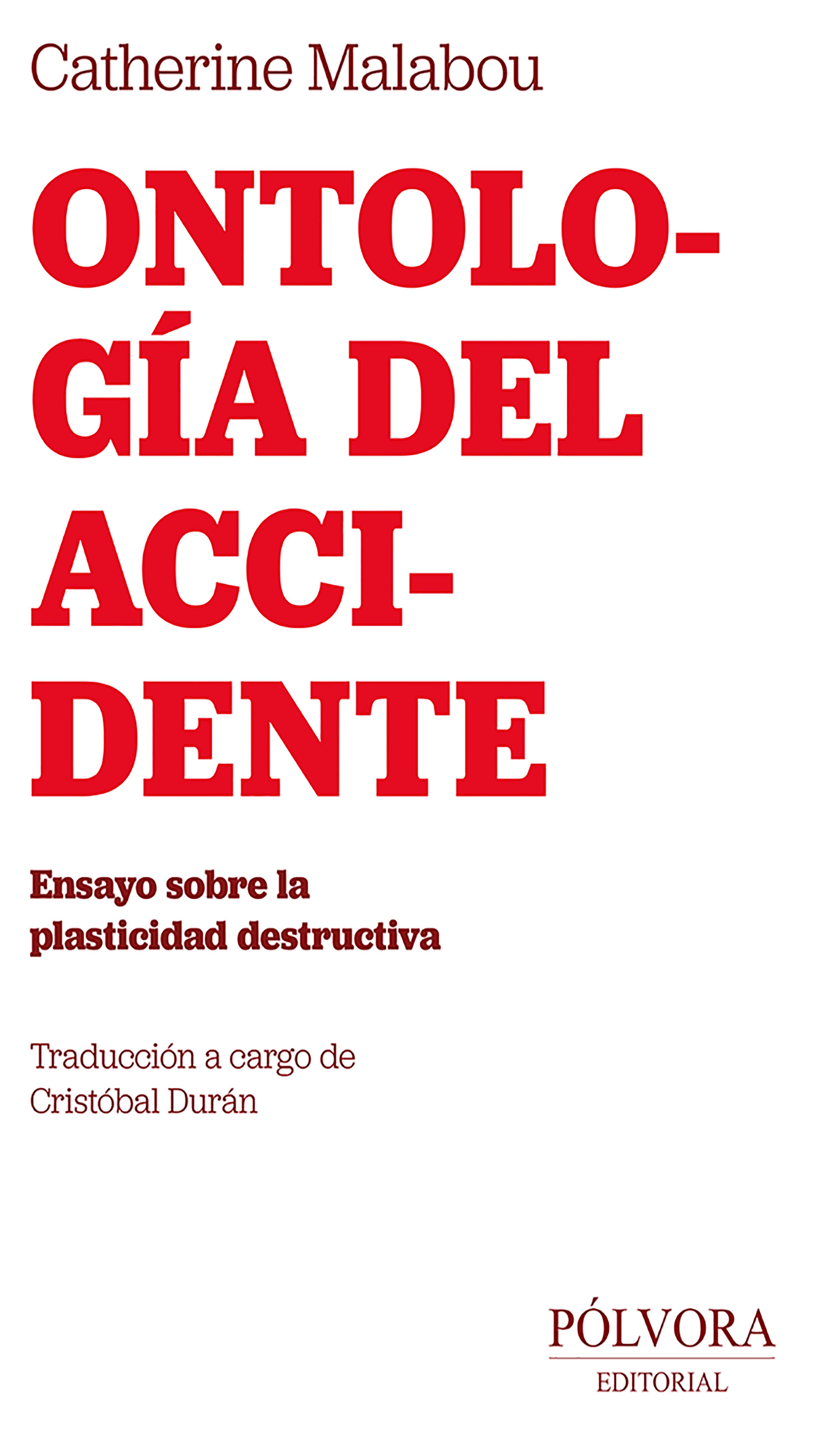 Обложка книги «Ontología del accidente»