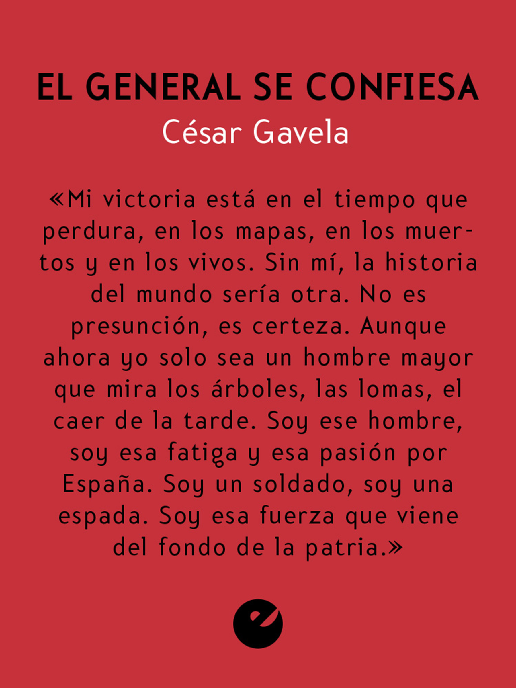 Обложка книги «El general se confiesa»
