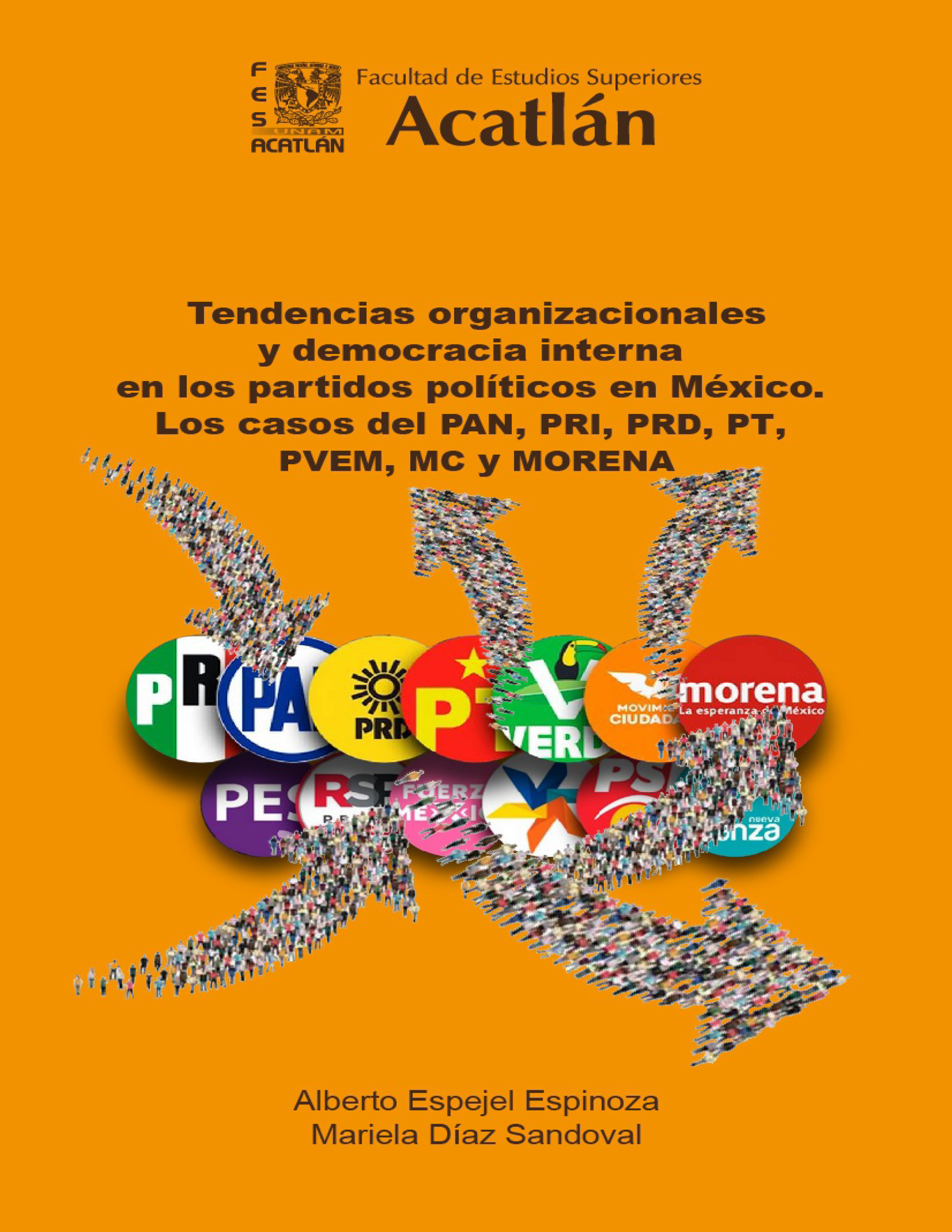 Обложка книги «Tendencias organizacionales y democracia interna en los partidos políticos en México»