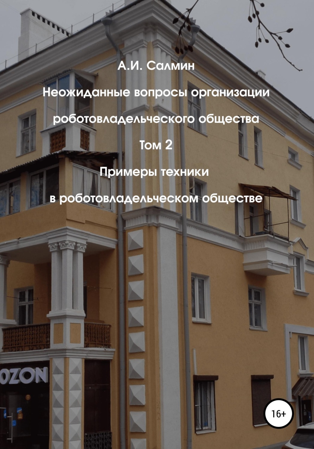 Обложка книги «Неожиданные вопросы организации роботовладельческого общества. Том 2. Примеры техники в роботовладельческом обществе»