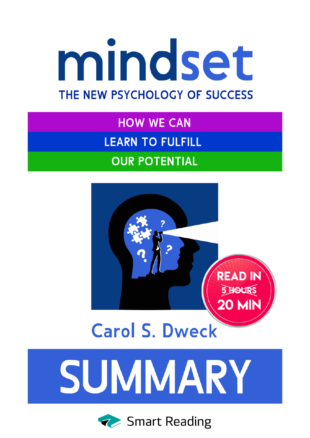 Обложка книги «Summary: Mindset. The New Psychology of Success. How we can learn to fulfill our potential. Carol S. Dweck»