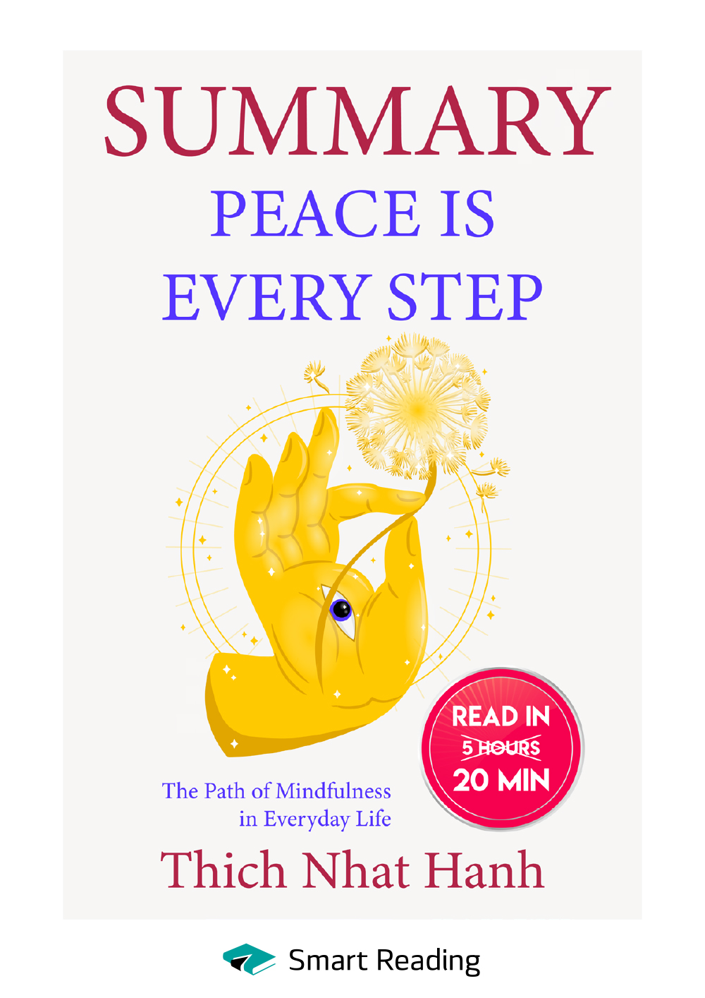 Обложка книги «Summary: Peace Is Every Step. The Path of Mindfulness in Everyday Life. Thich Nhat Hanh»