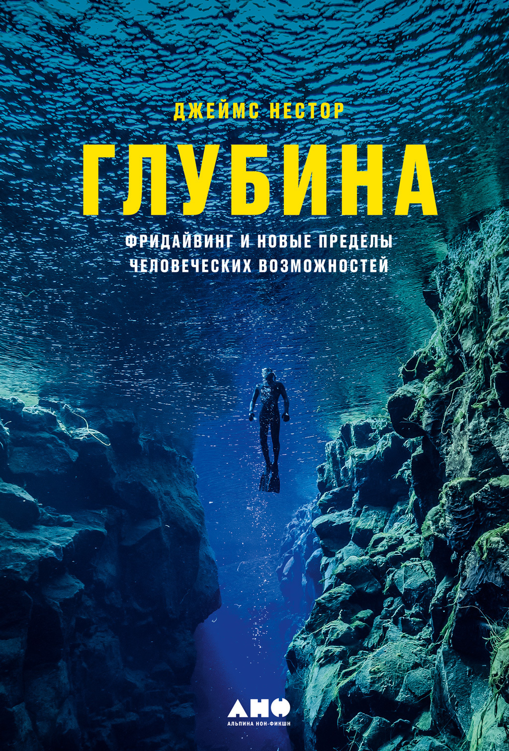 Обложка книги «Глубина. Фридайвинг и новые пределы человеческих возможностей»