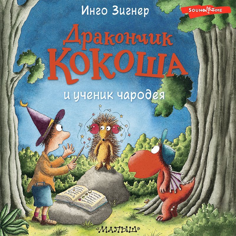 Обложка книги «Дракончик Кокоша и ученик чародея»