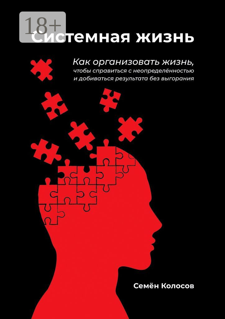 Обложка книги «Системная жизнь. Как организовать жизнь, чтобы справиться с неопределённостью и добиваться результата без выгорания»