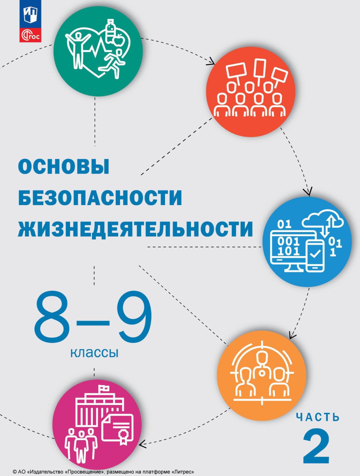 Обложка книги «Основы безопасности жизнедеятельности. 8-9 классы. Часть 2»