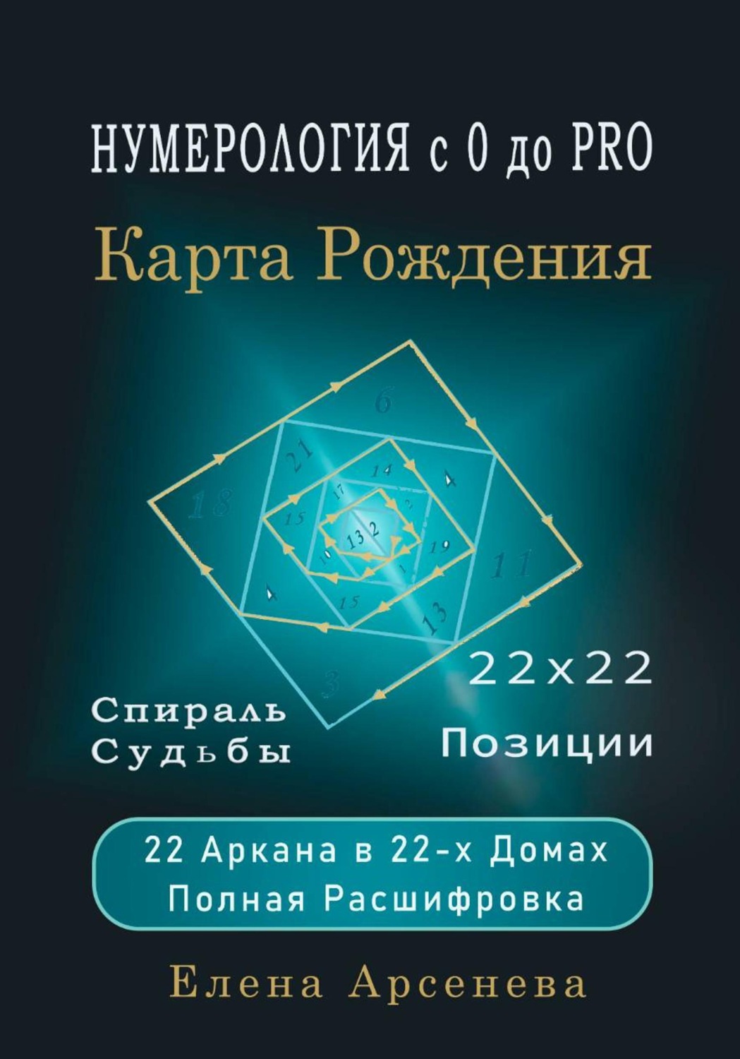 Обложка книги «Нумерология с 0 до PRO. Карта рождения»