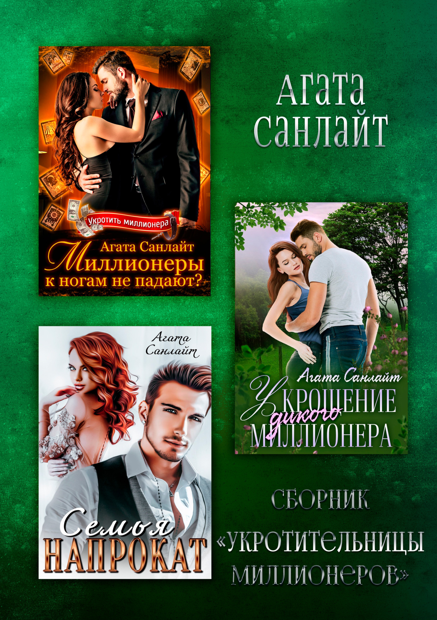 Обложка книги «Укротительницы миллионеров»