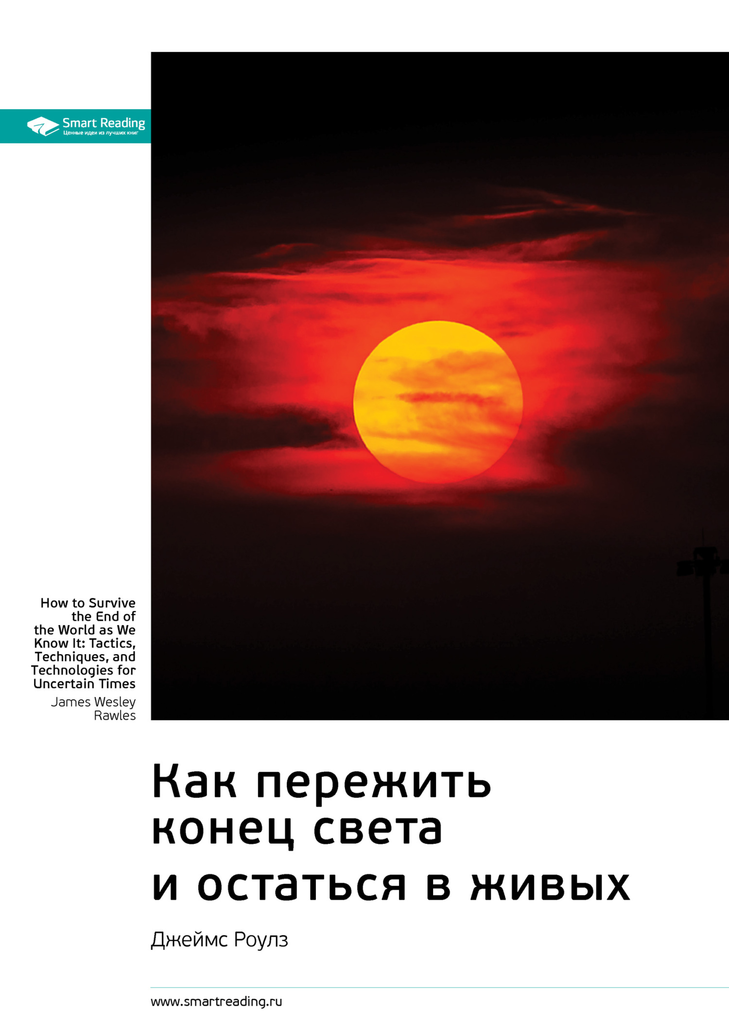 Обложка книги «Ключевые идеи книги: Как пережить конец света и остаться в живых. Джеймс Роулз»