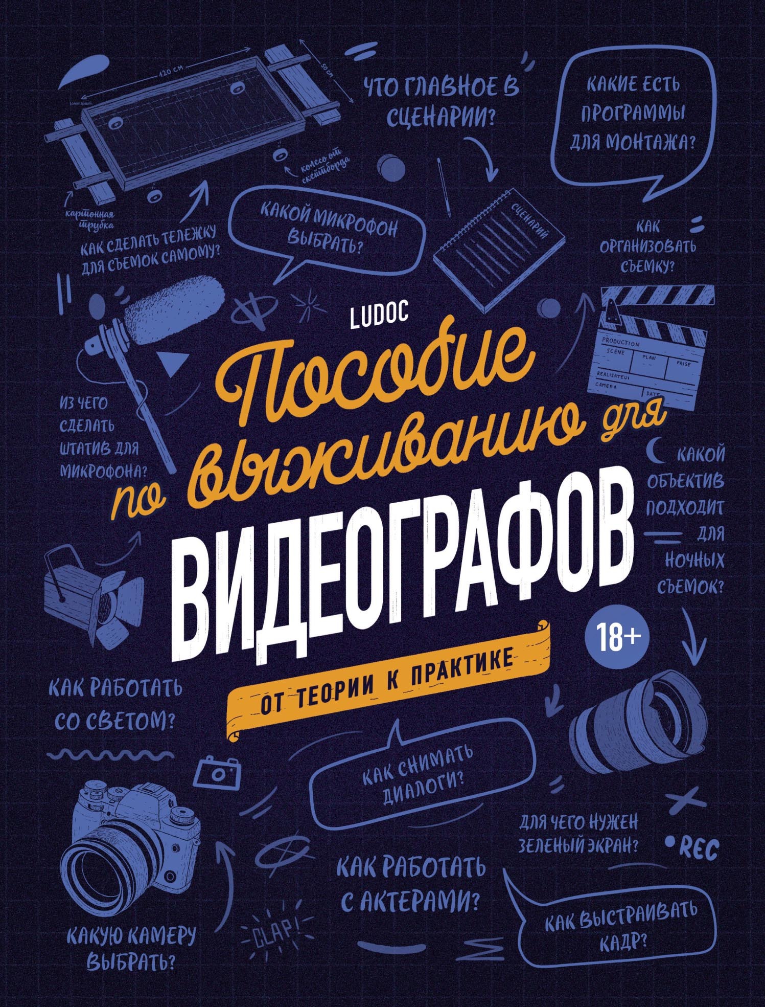 Обложка книги «Пособие по выживанию для видеографов. От теории к практике»