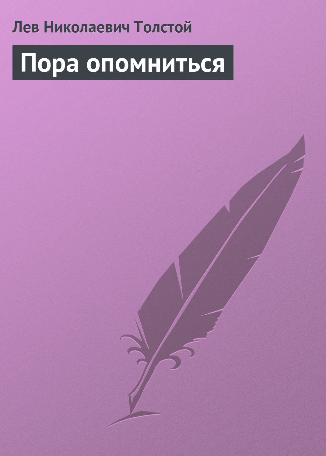 Обложка книги «Пора опомниться»