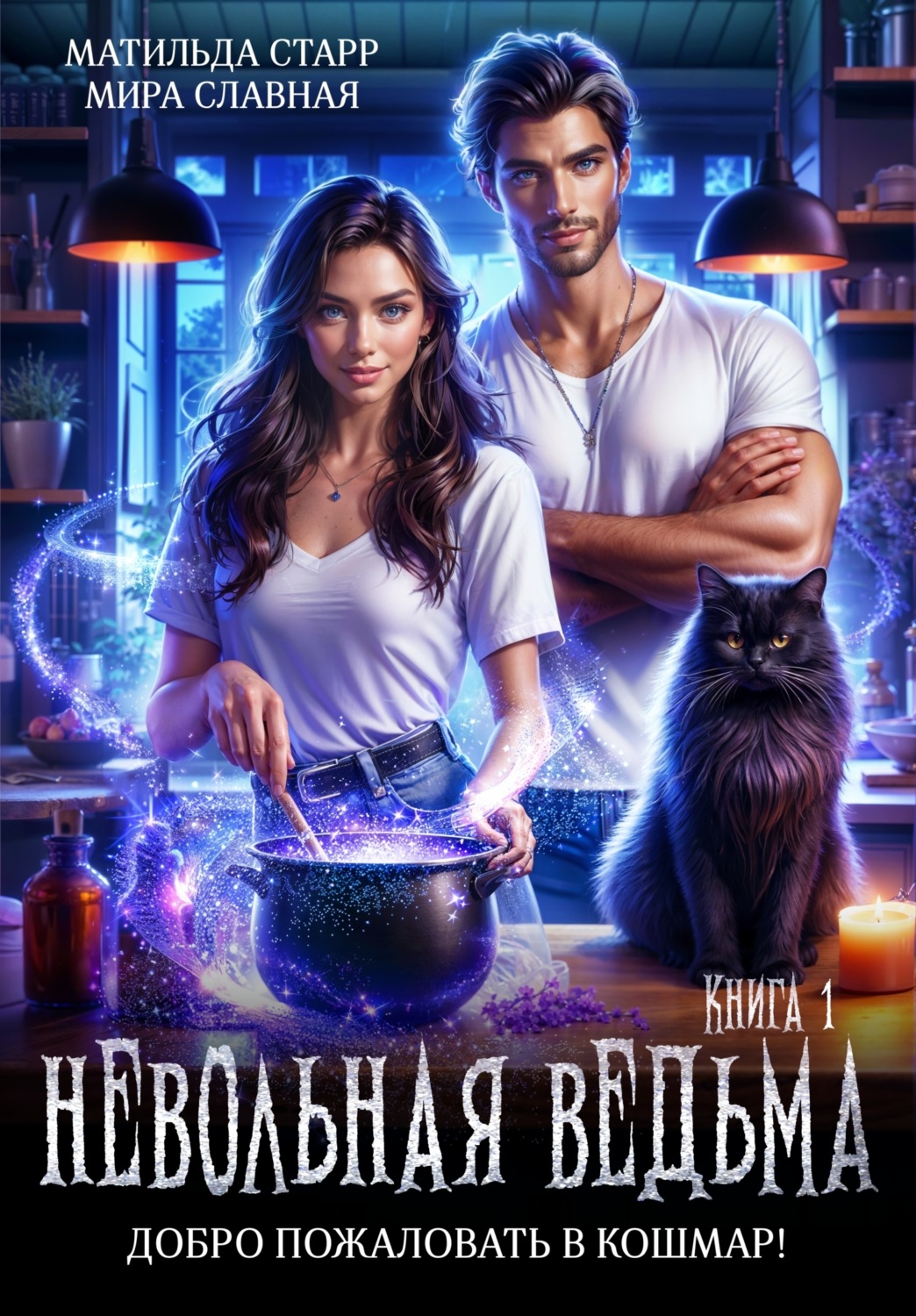 Обложка книги «Невольная ведьма. Добро пожаловать в кошмар»