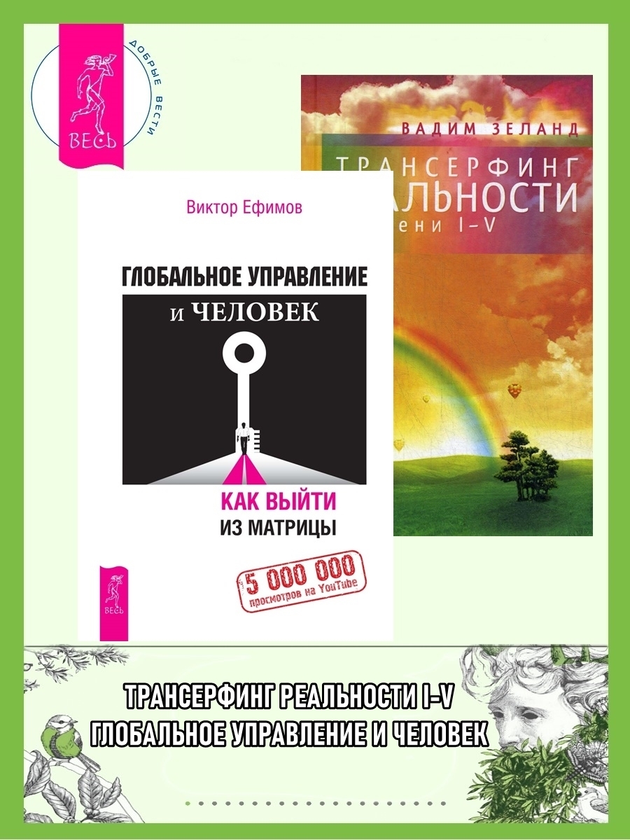 Обложка книги «Трансерфинг реальности: Ступени I-V. Глобальное управление и человек, или Как выйти из матрицы»