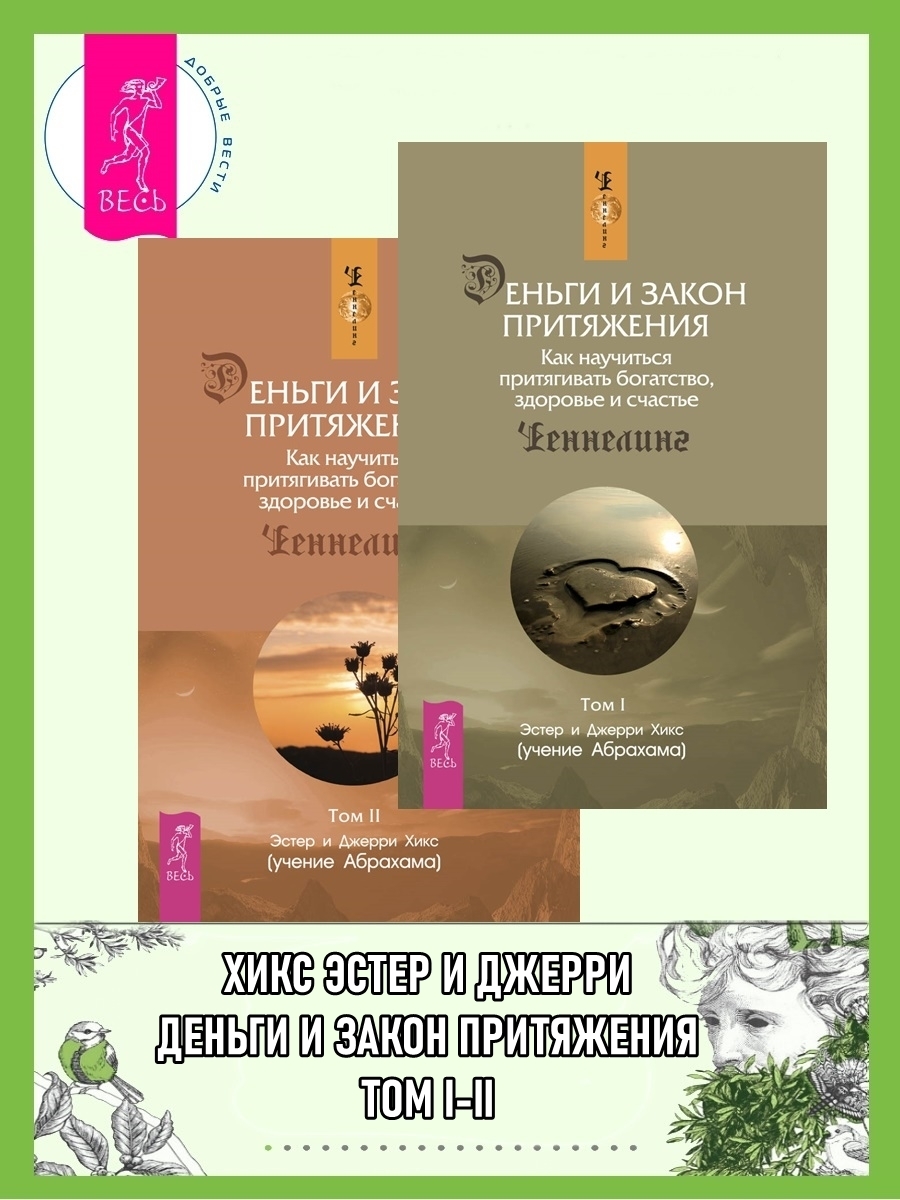 Обложка книги «Деньги и Закон Притяжения. Как научиться притягивать богатство, здоровье и счастье. Том I-II»