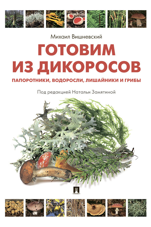 Обложка книги «Готовим из дикоросов. Папоротники, водоросли, лишайники и грибы»