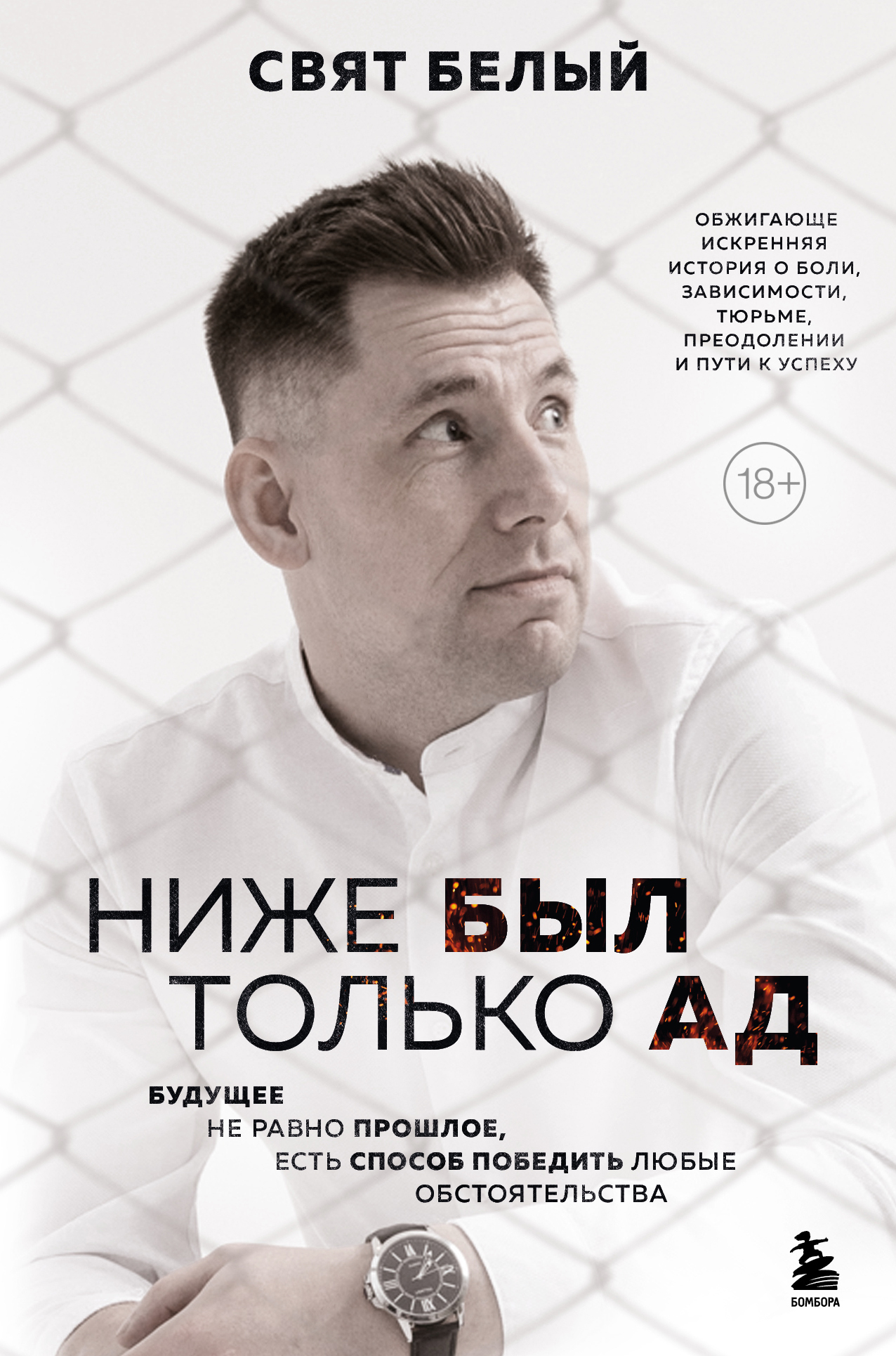 Обложка книги «Ниже был только ад. Обжигающе-искренняя история о боли, зависимости, тюрьме, преодолении и пути к успеху»