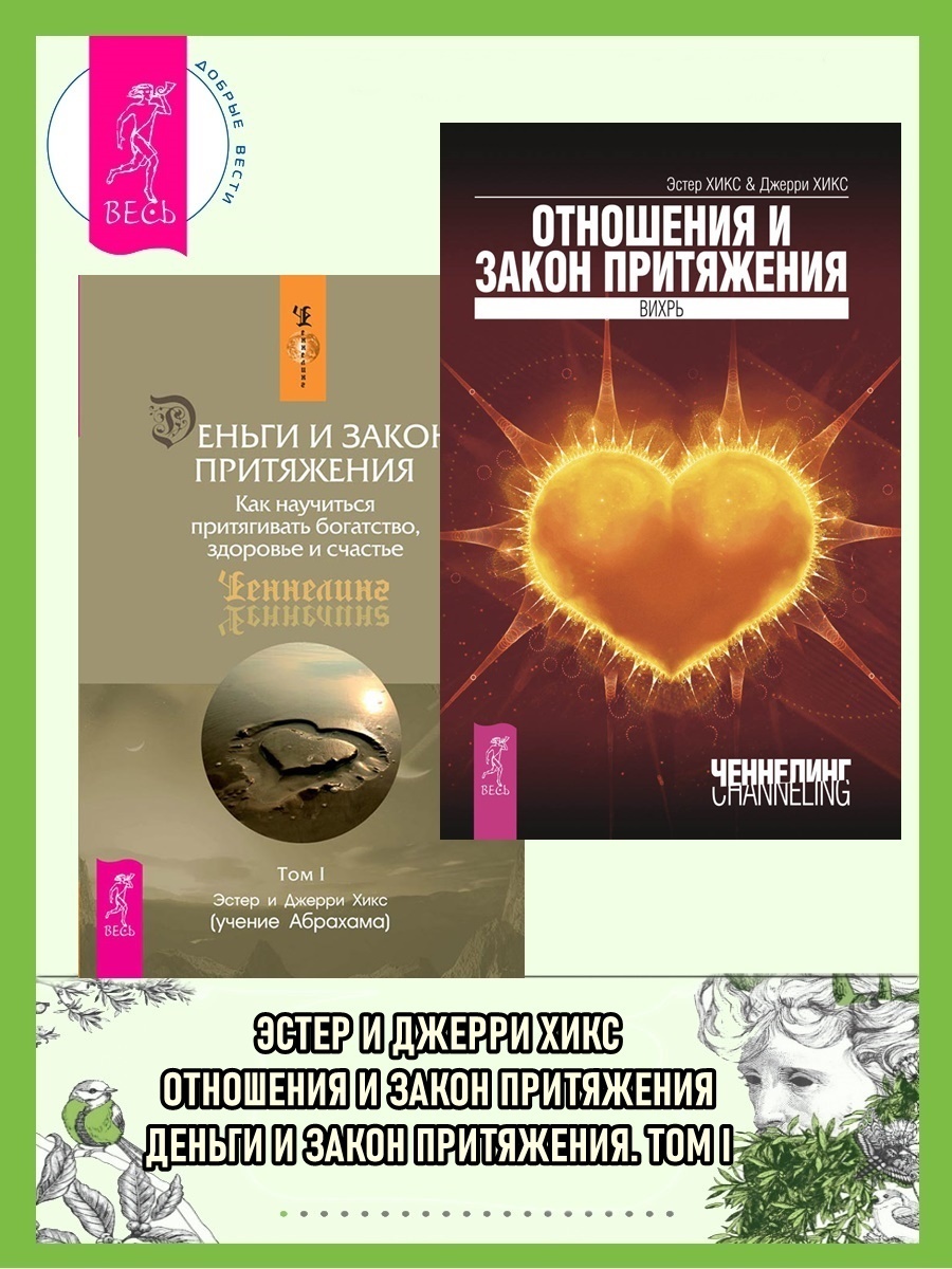 Обложка книги «Отношения и Закон Притяжения: Вихрь. Деньги и Закон Притяжения: Как научиться притягивать богатство, здоровье и счастье. Том 1»