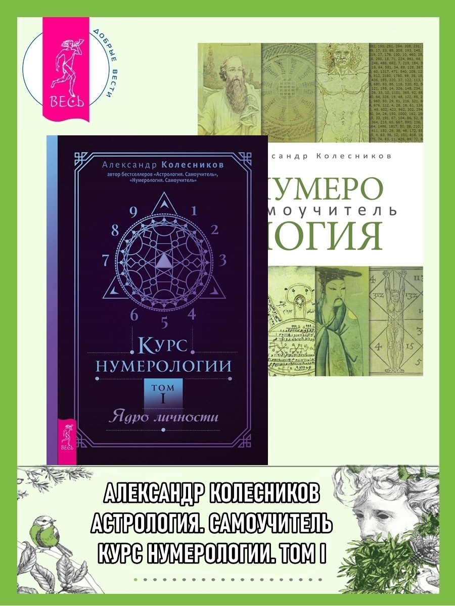 Обложка книги «Курс нумерологии, Том I: Ядро личности. Нумерология: Самоучитель»
