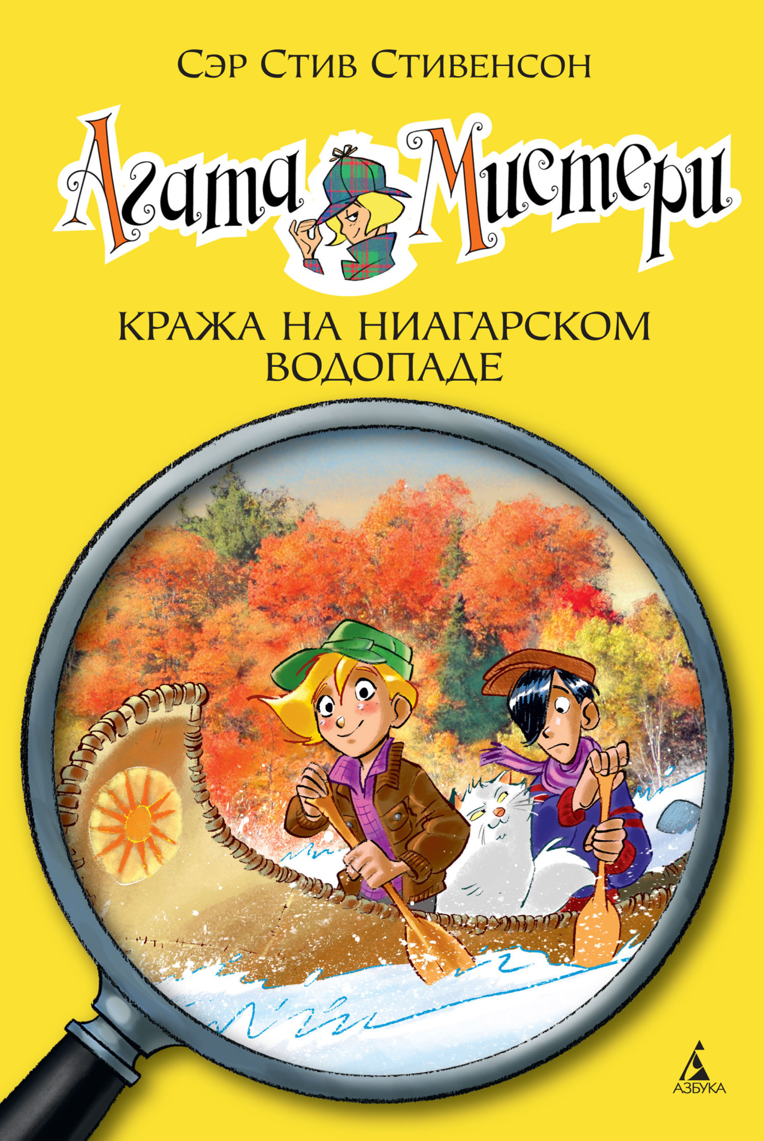 Обложка книги «Агата Мистери. Кража на Ниагарском водопаде»