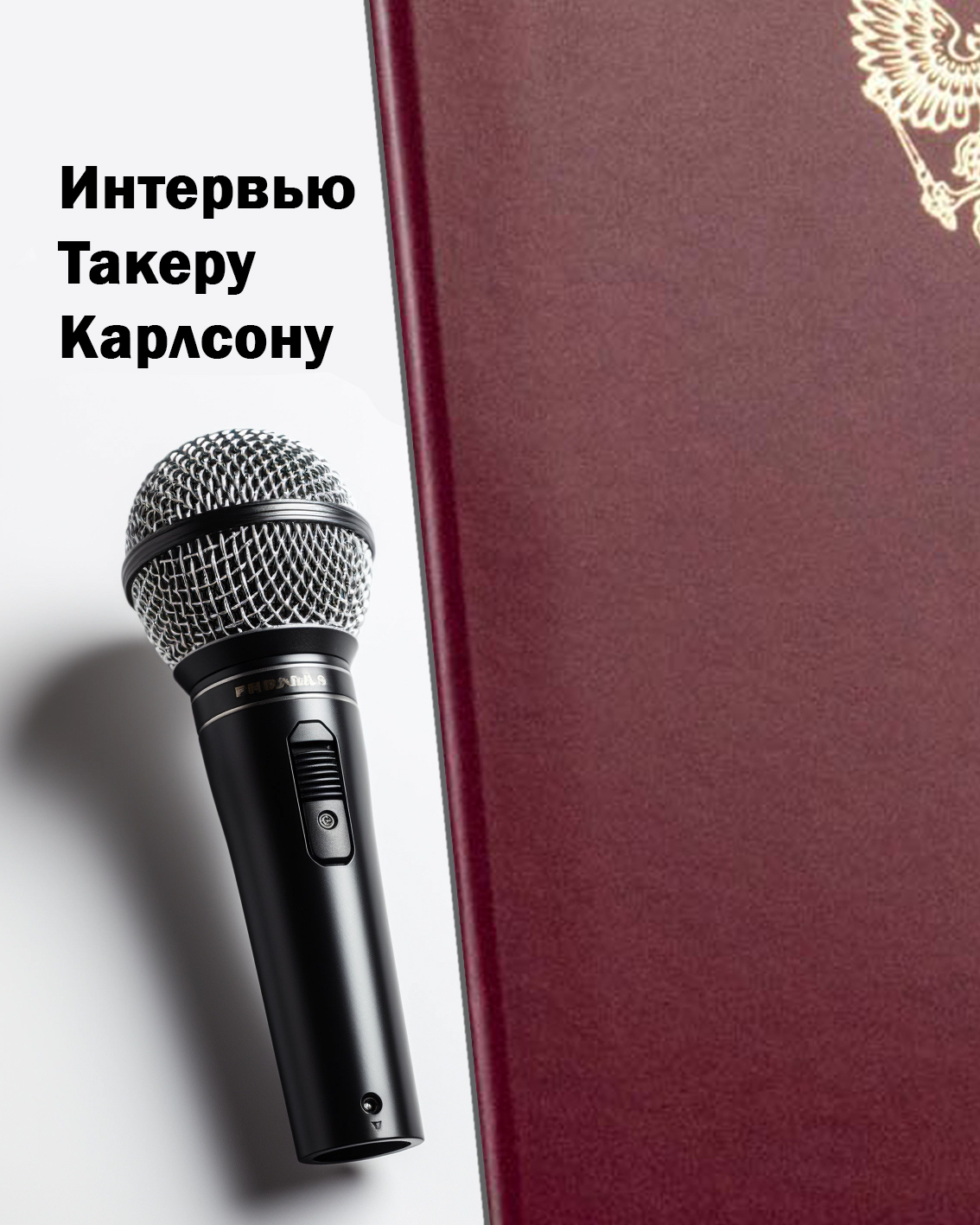 Обложка книги «Интервью Такеру Карлсону»