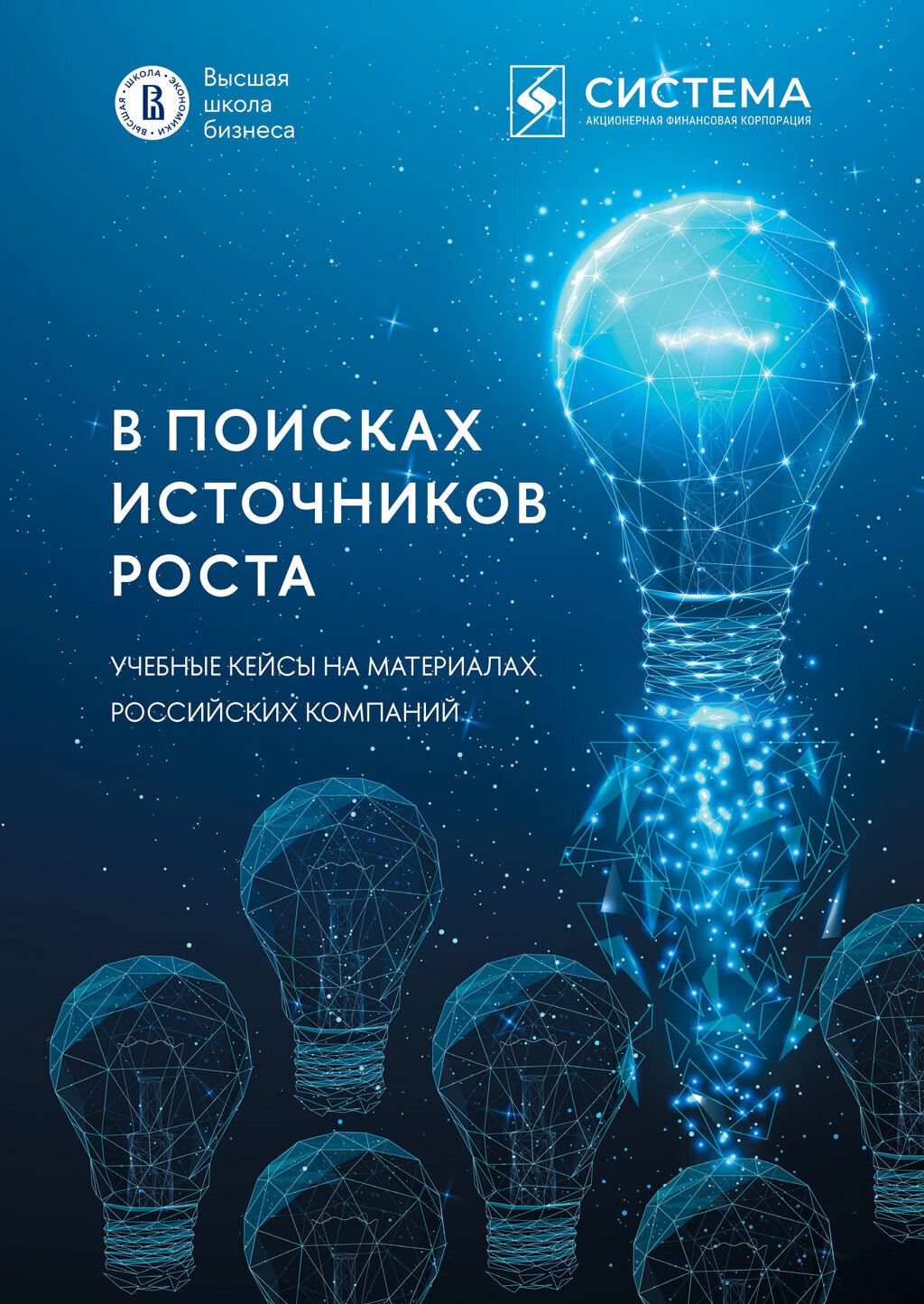 Обложка книги «В поисках источников роста. Учебные кейсы на материалах российских компаний»