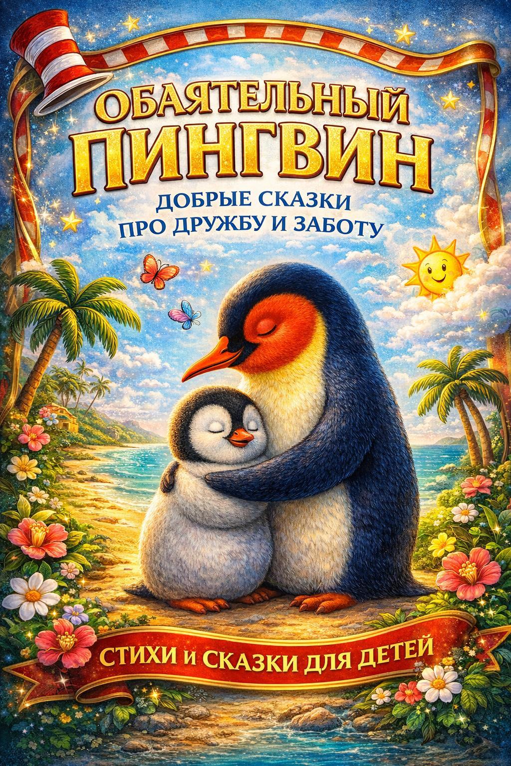 Обложка книги «Обаятельный пингвин. Добрые сказки про дружбу и заботу»