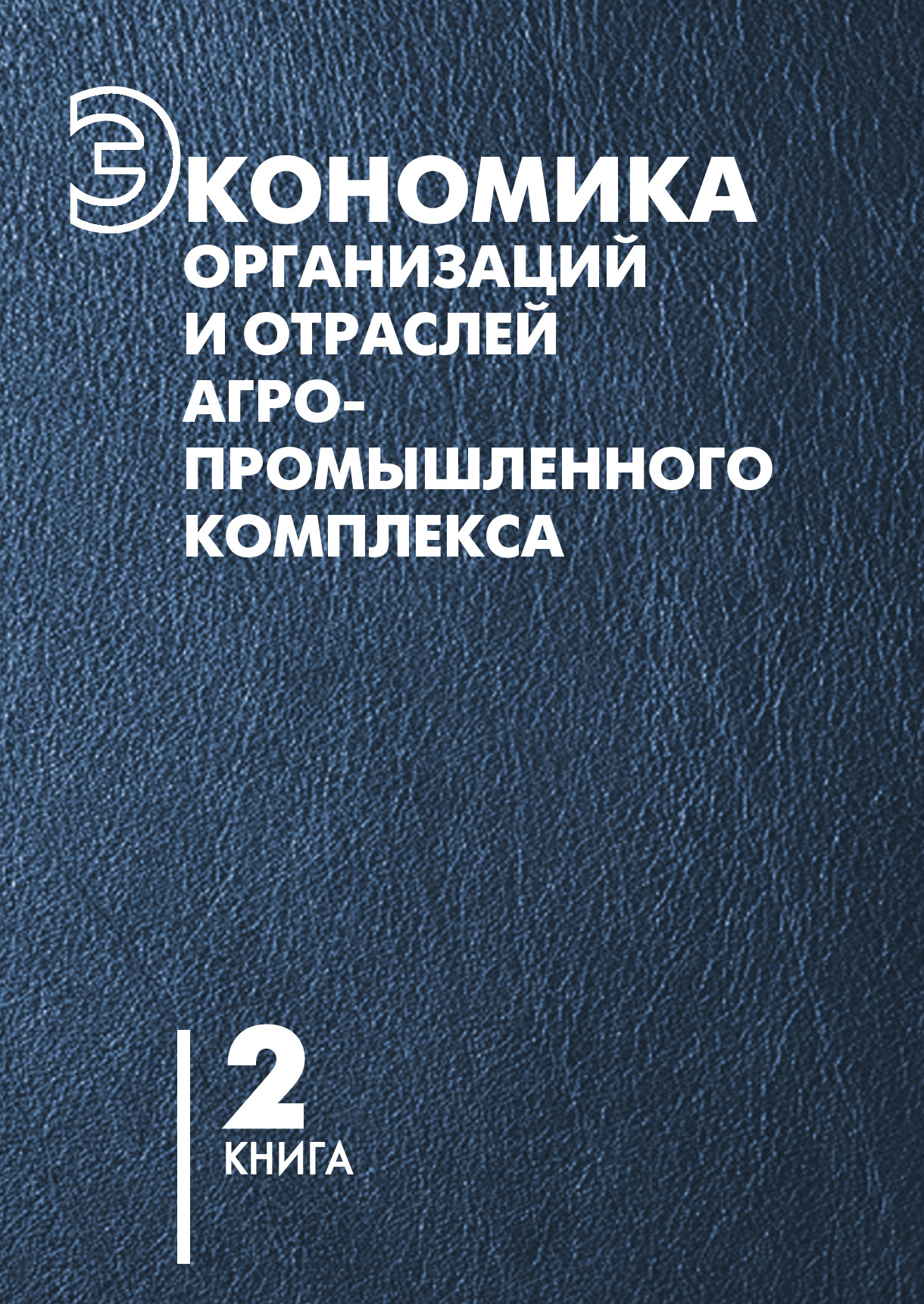 Обложка книги «Экономика организаций и отраслей агропромышленного комплекса. Книга 2»