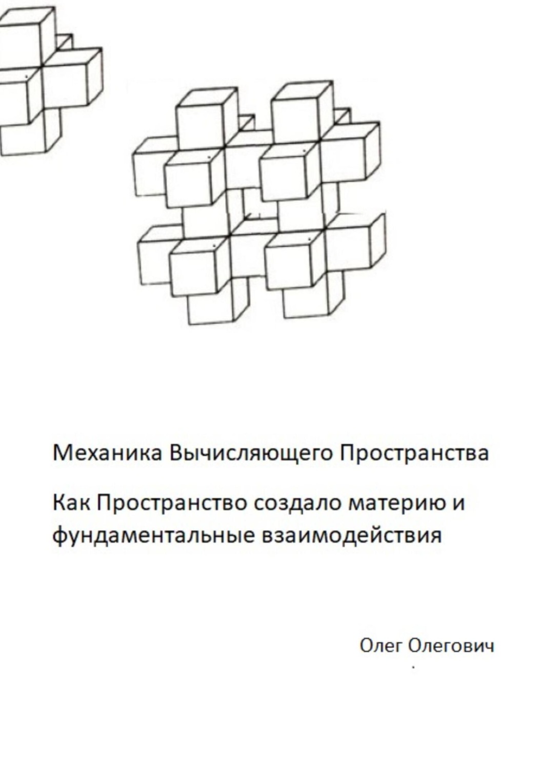 Обложка книги «Механика Вычисляющего Пространства. Как Пространство создало материю и фундаментальные взаимодействия»