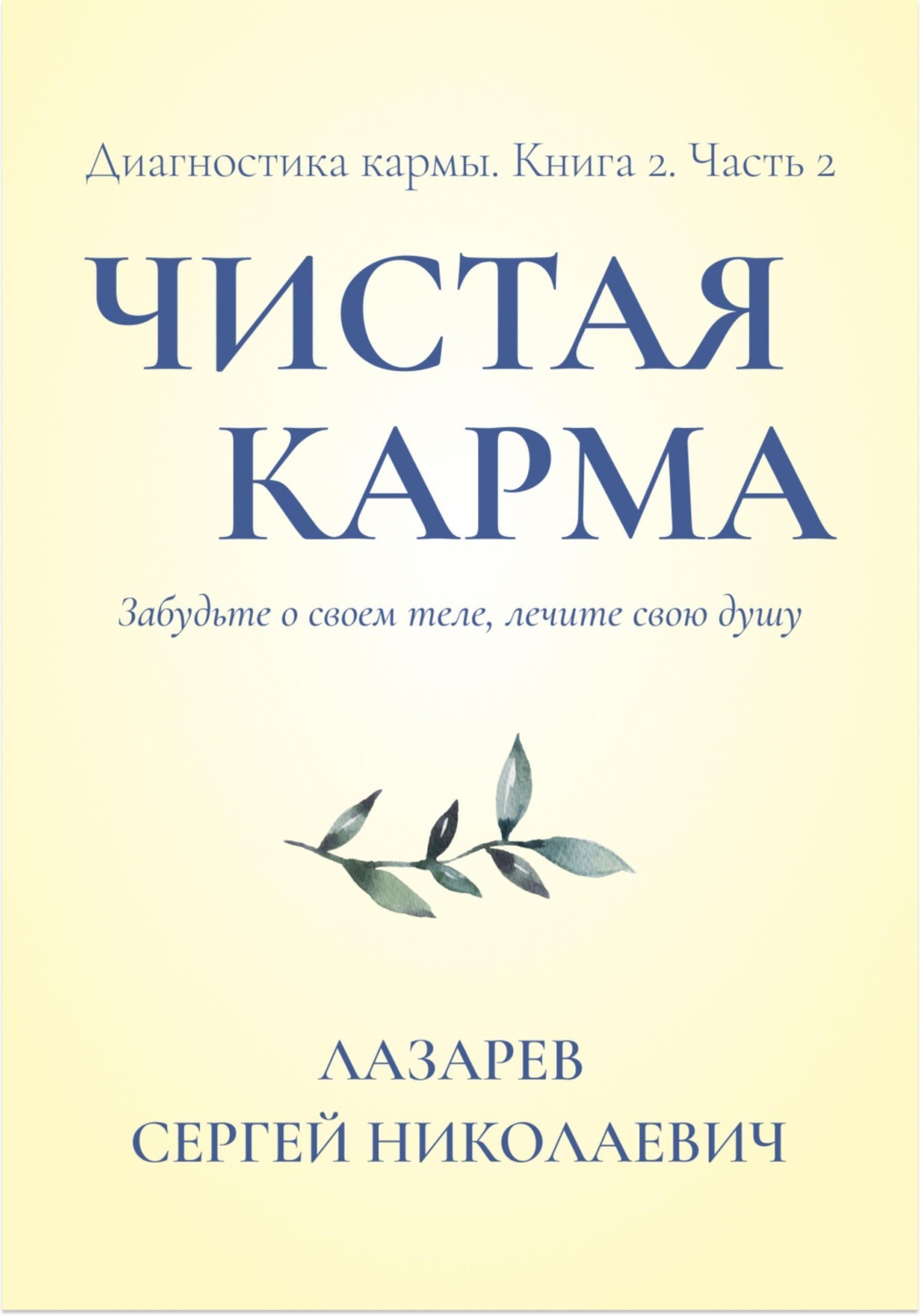 Обложка книги «Диагностика кармы. Книга вторая. Чистая карма. Часть 2»