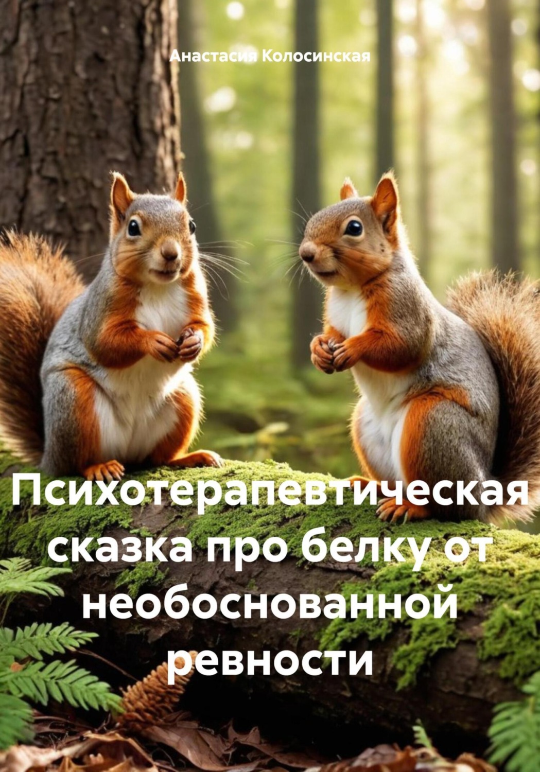 Обложка книги «Психотерапевтическая сказка про белку от необоснованной ревности»