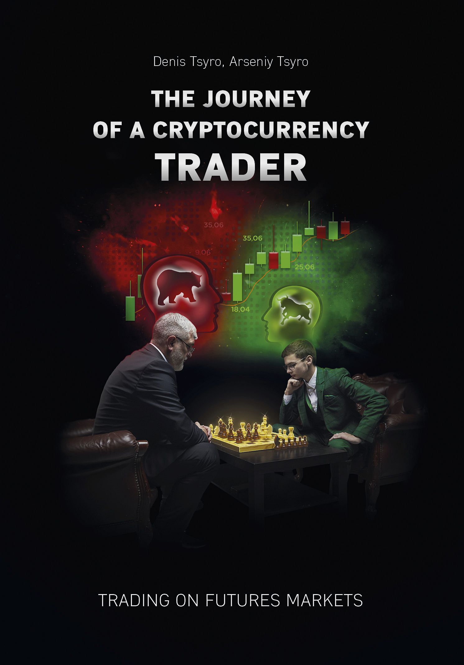 Обложка книги «The journey of a Cryptocurrency Trader. Trading on futures markets»