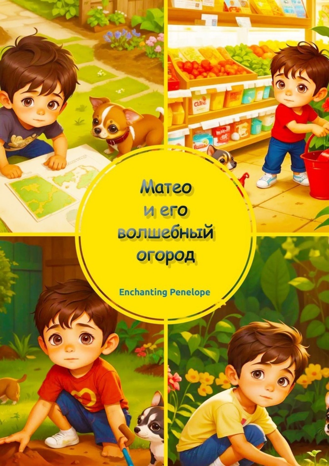 Обложка книги «Матео и его волшебный огород»