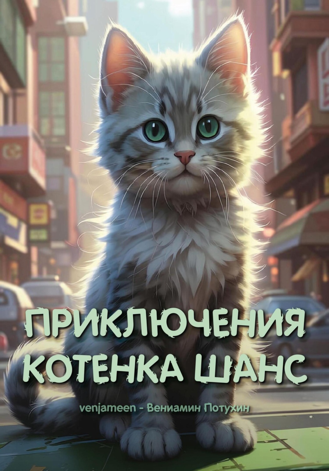 Обложка книги «Приключения котенка Шанс»
