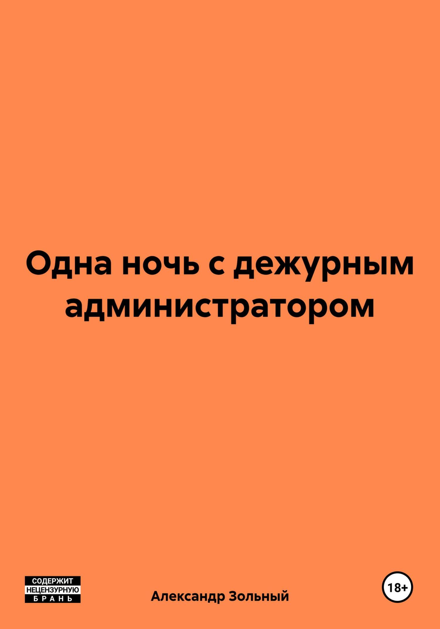 Обложка книги «Одна ночь с дежурным администратором»